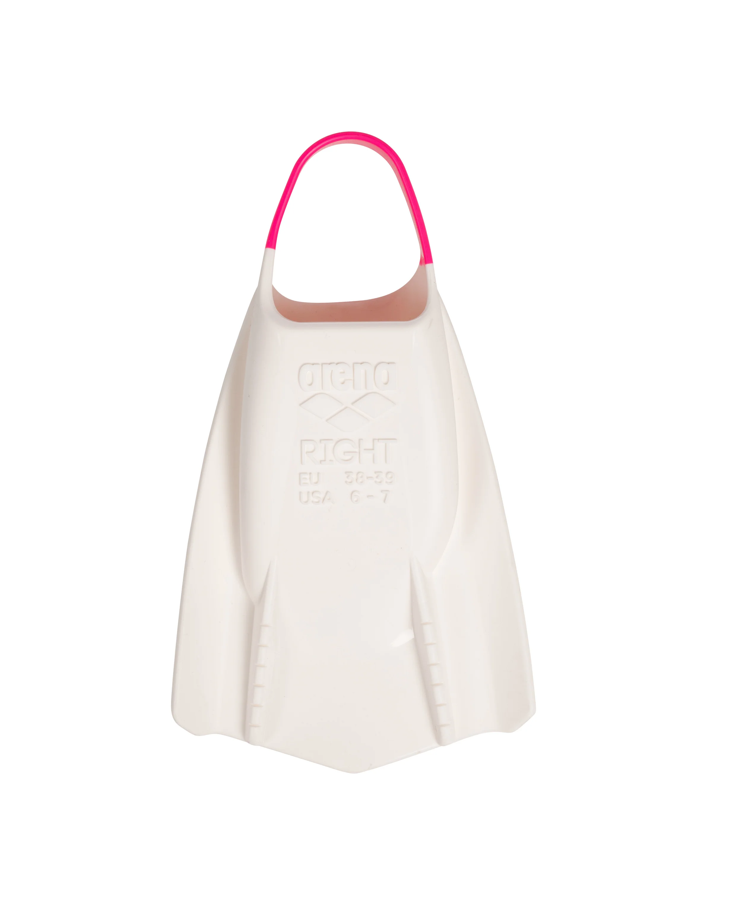 Aleta de entrenamiento arena Powerfin Pro II Blanco - Rosa - Image 3