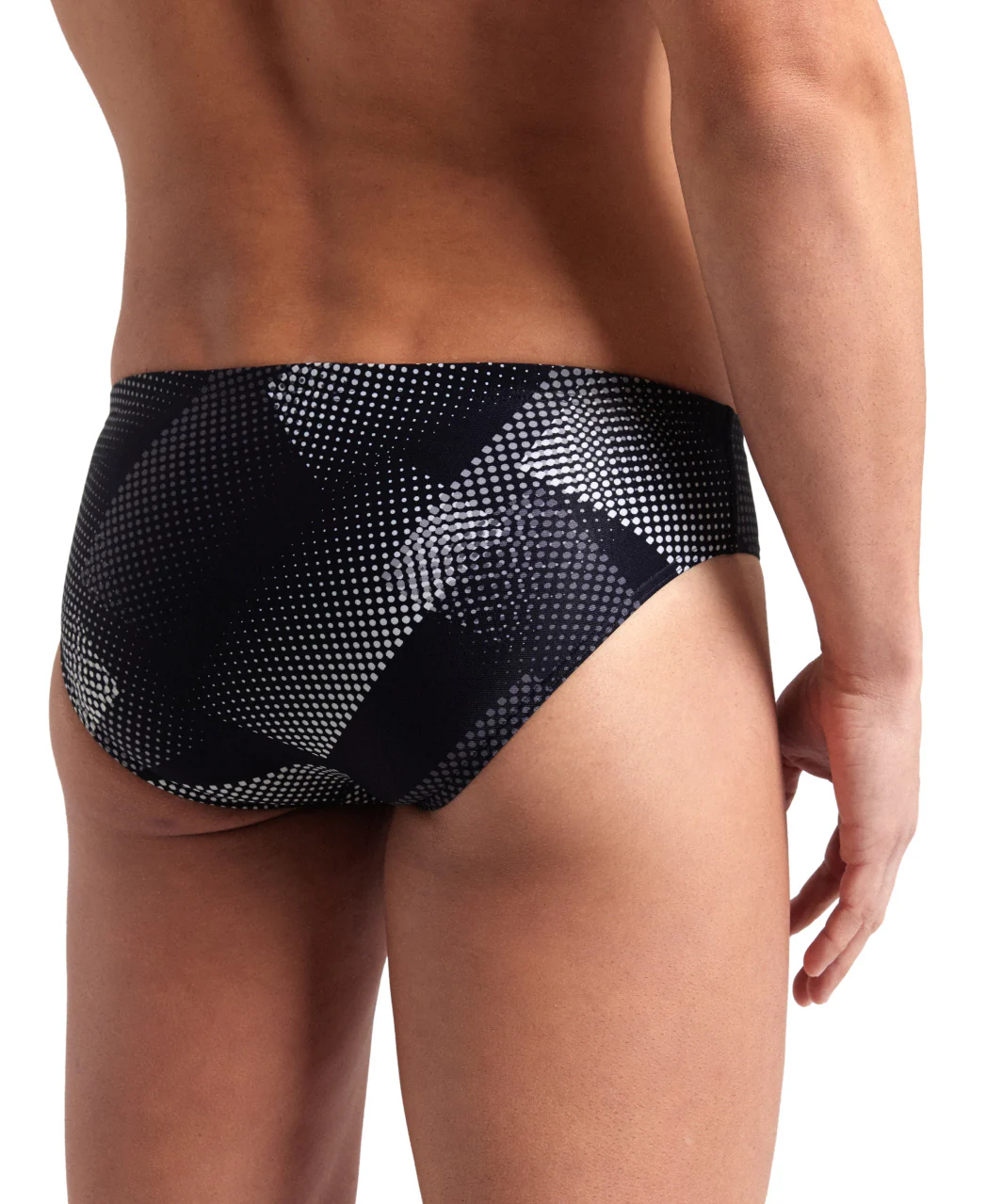 Bañador slip arena Performance para hombre Halftone Team Negro - Image 5