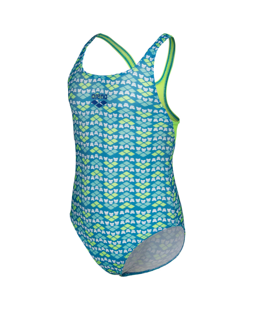 Bañador arena para niña Friends Allover - Verde Suave