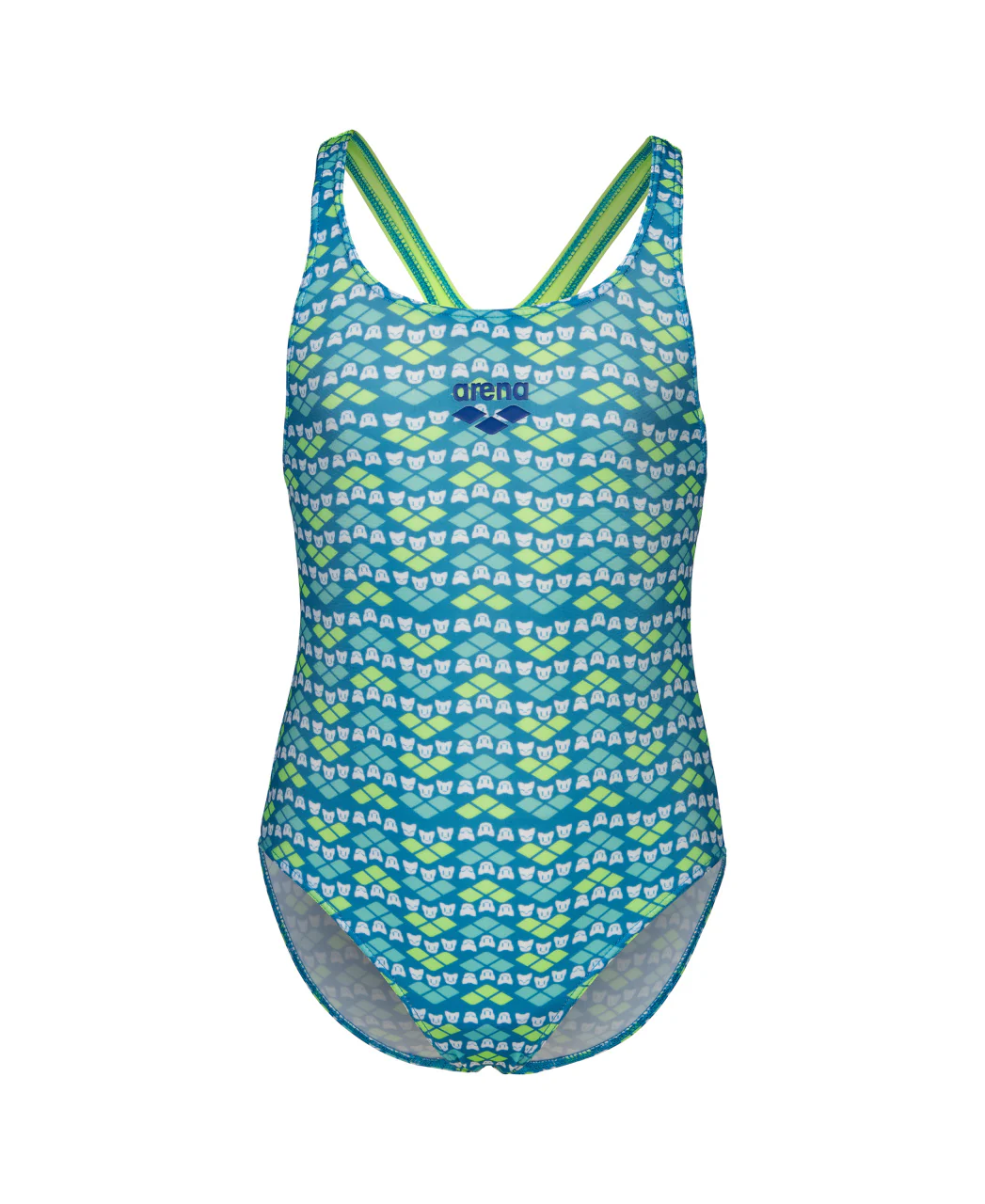 Bañador arena para niña Friends Allover - Verde Suave - Image 2