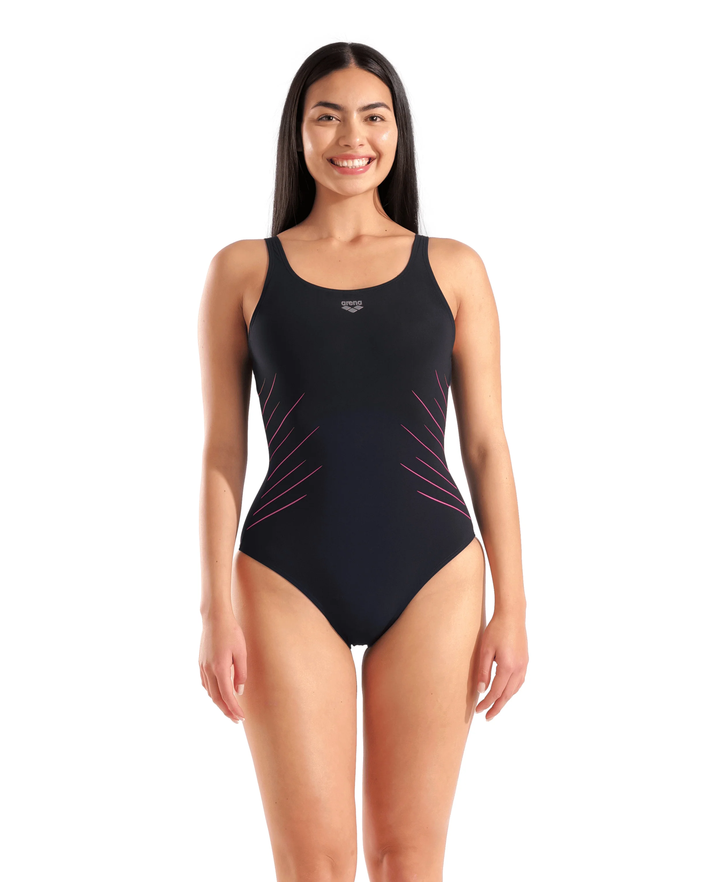 Bañador arena Shapewear Isa para mujer - Negro/Hada