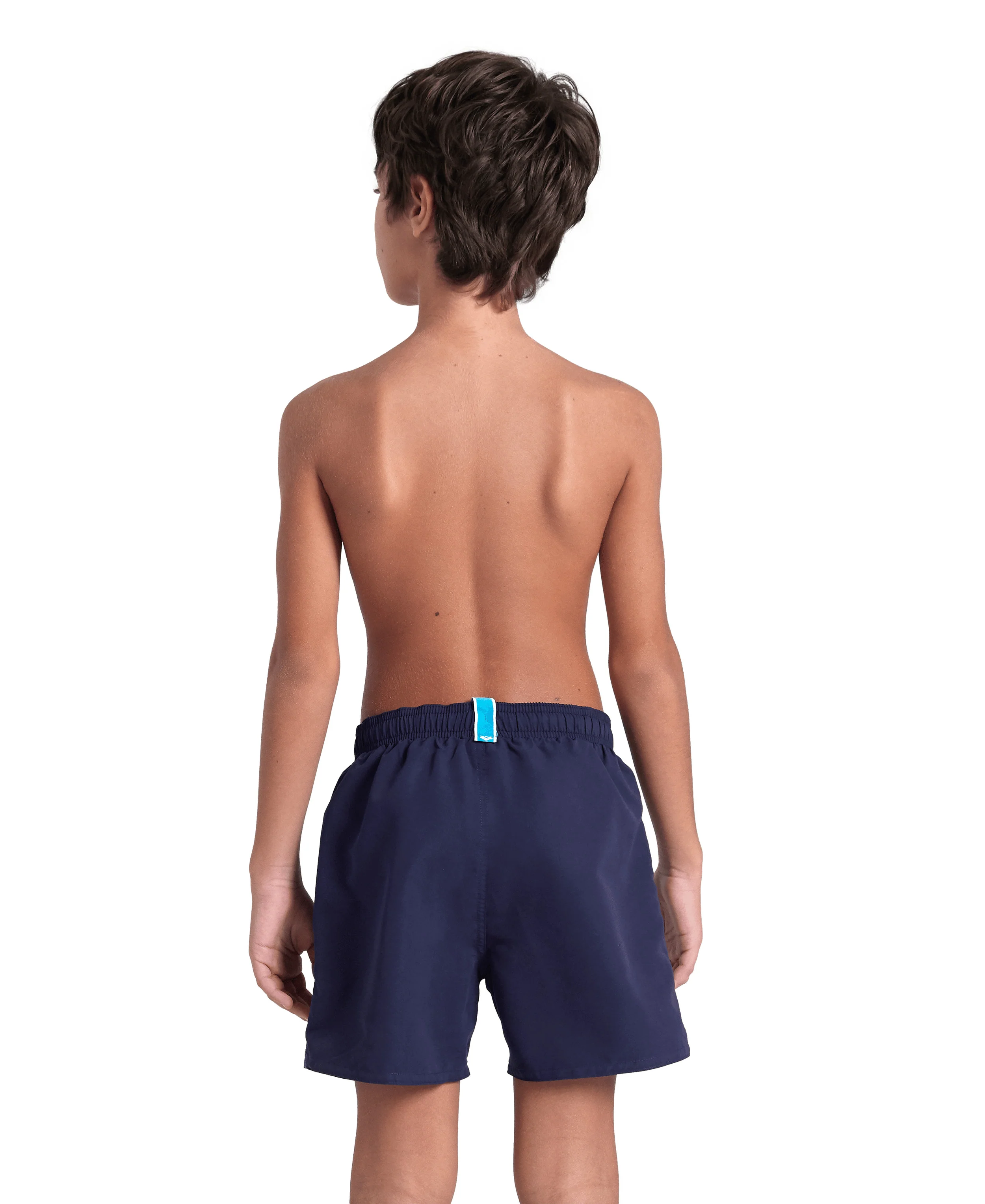 Bóxer de playa para niño arena Solid R - Azul Marino/Turquesa - Image 2