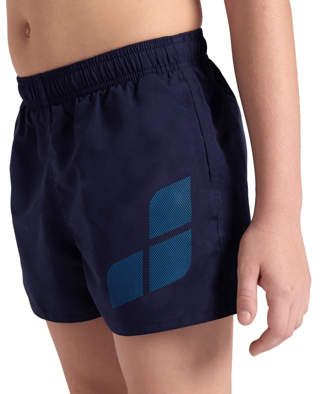 Bañador short arena para niño Logo R - Marino/Turquesa - Image 4
