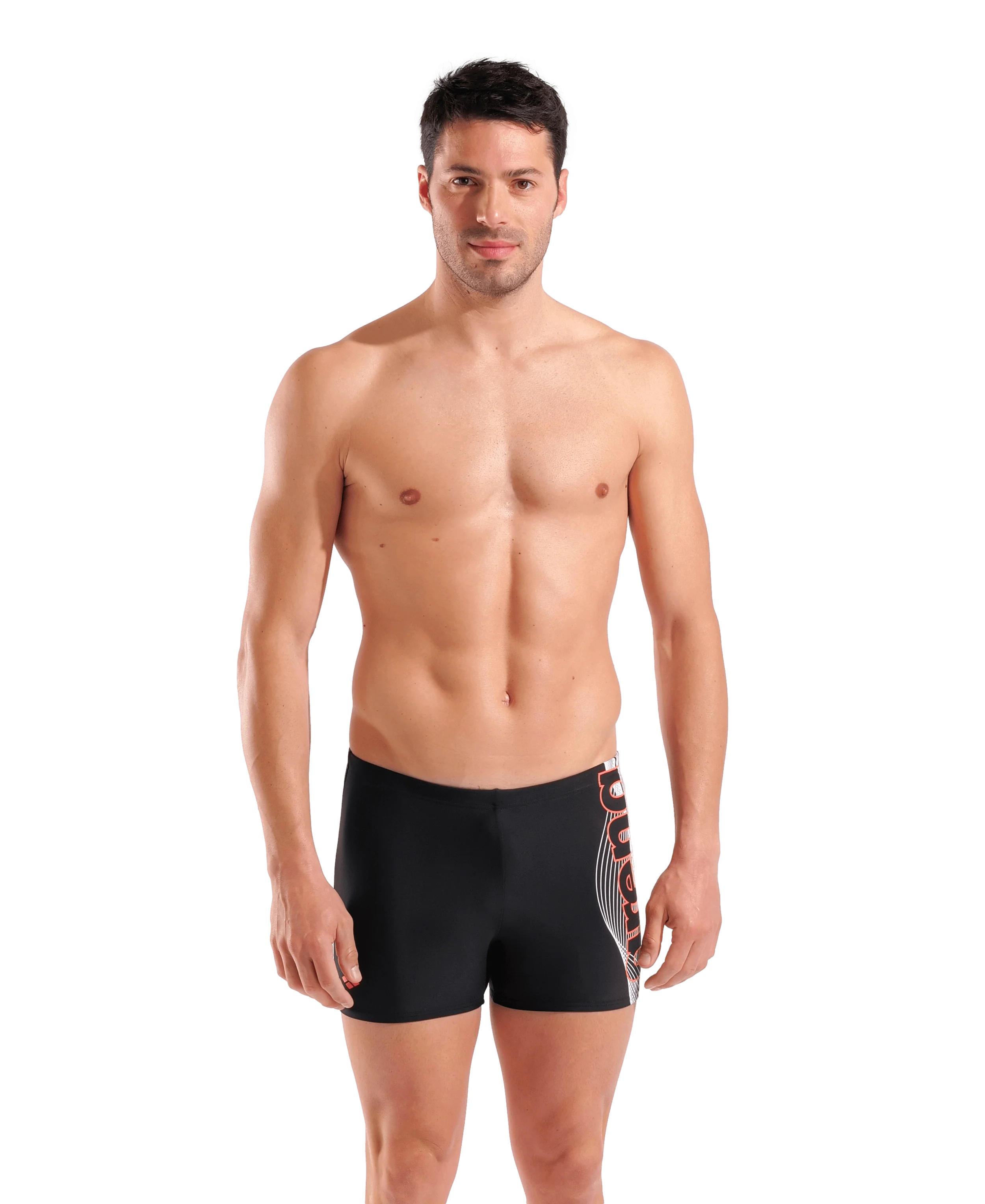 Bañador corto arena Feel Basic para hombre - Negro