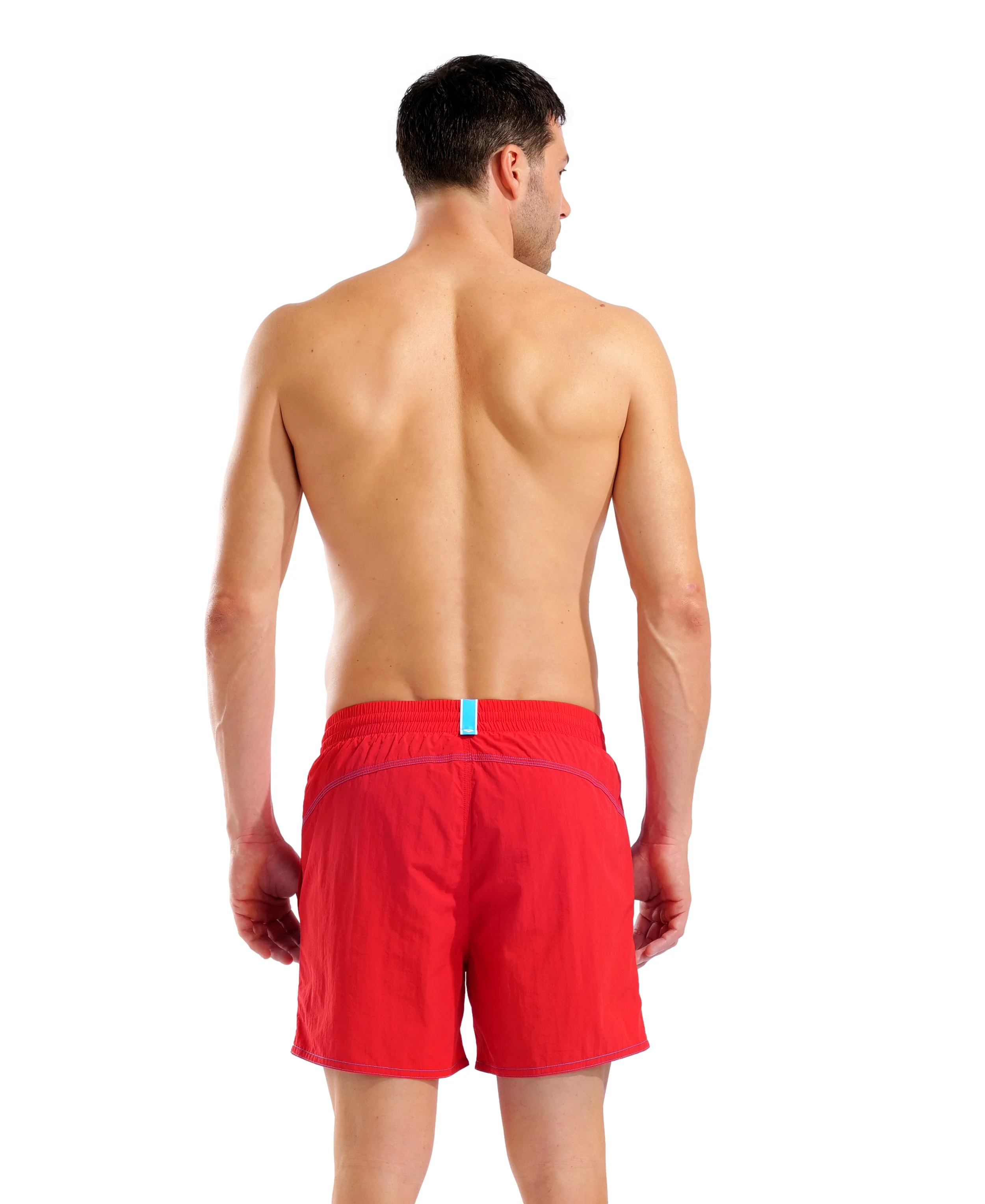 Bañador corto arena para hombre Bywayx R - Rojo/Turquesa - Image 5