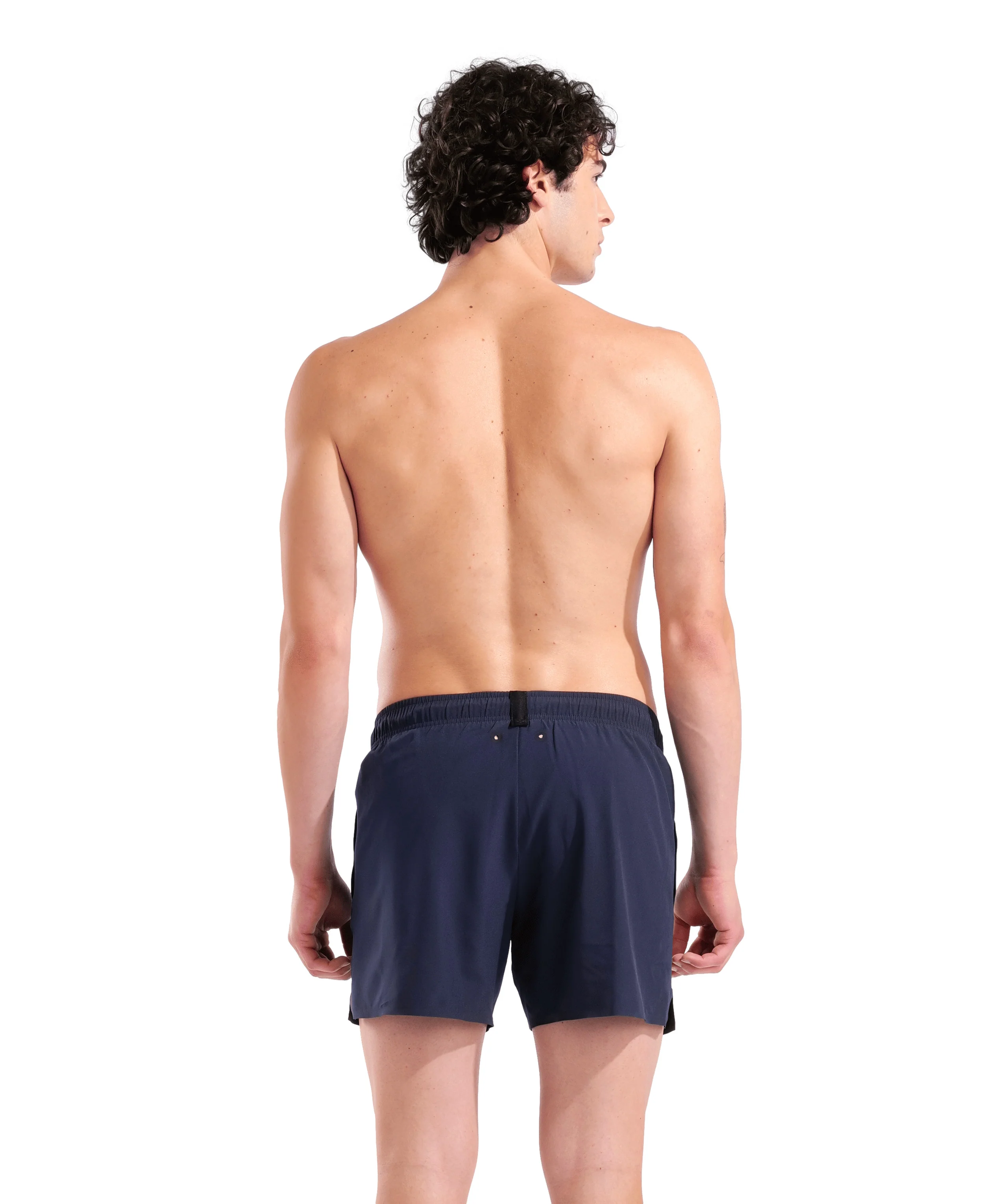 Bañador corto para hombre arena Evo Solid - Azul Marino - Image 2