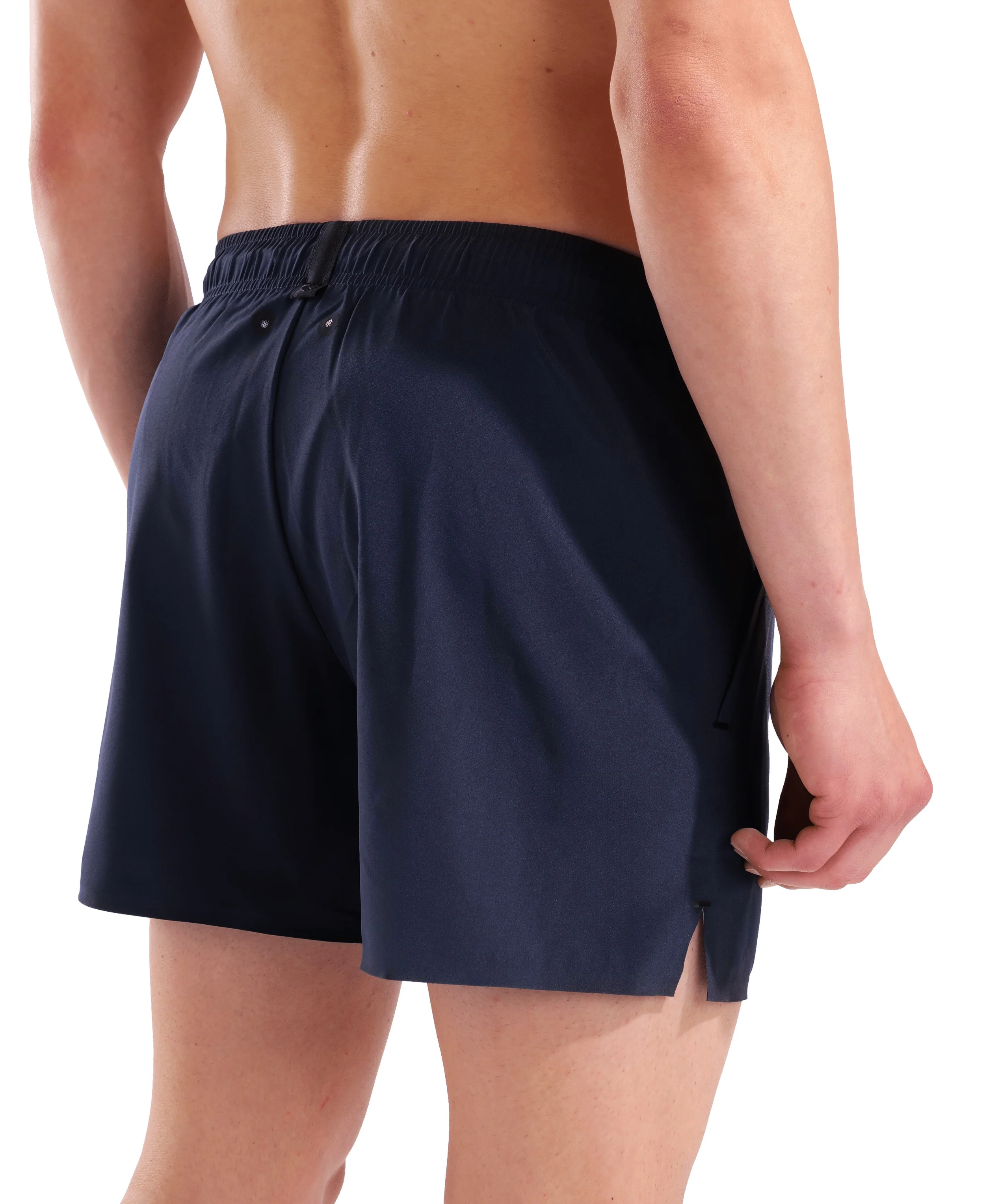 Bañador corto para hombre arena Evo Solid - Azul Marino - Image 5