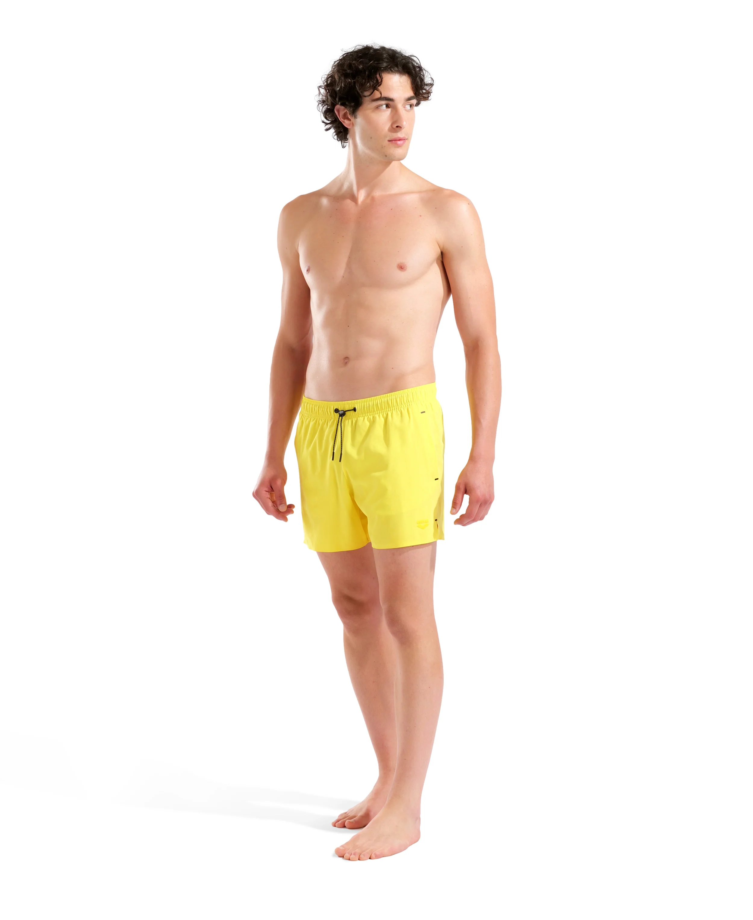 Bañador corto para hombre arena Evo Solid - Estrella amarilla - Image 3