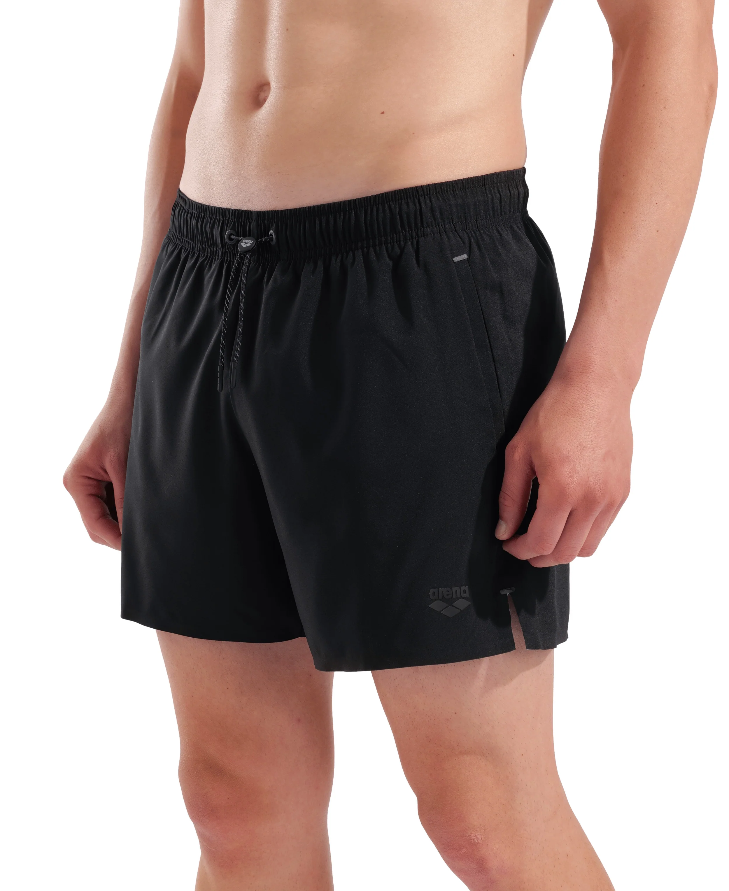 Bañador corto para hombre arena Evo Solid - Negro - Image 4