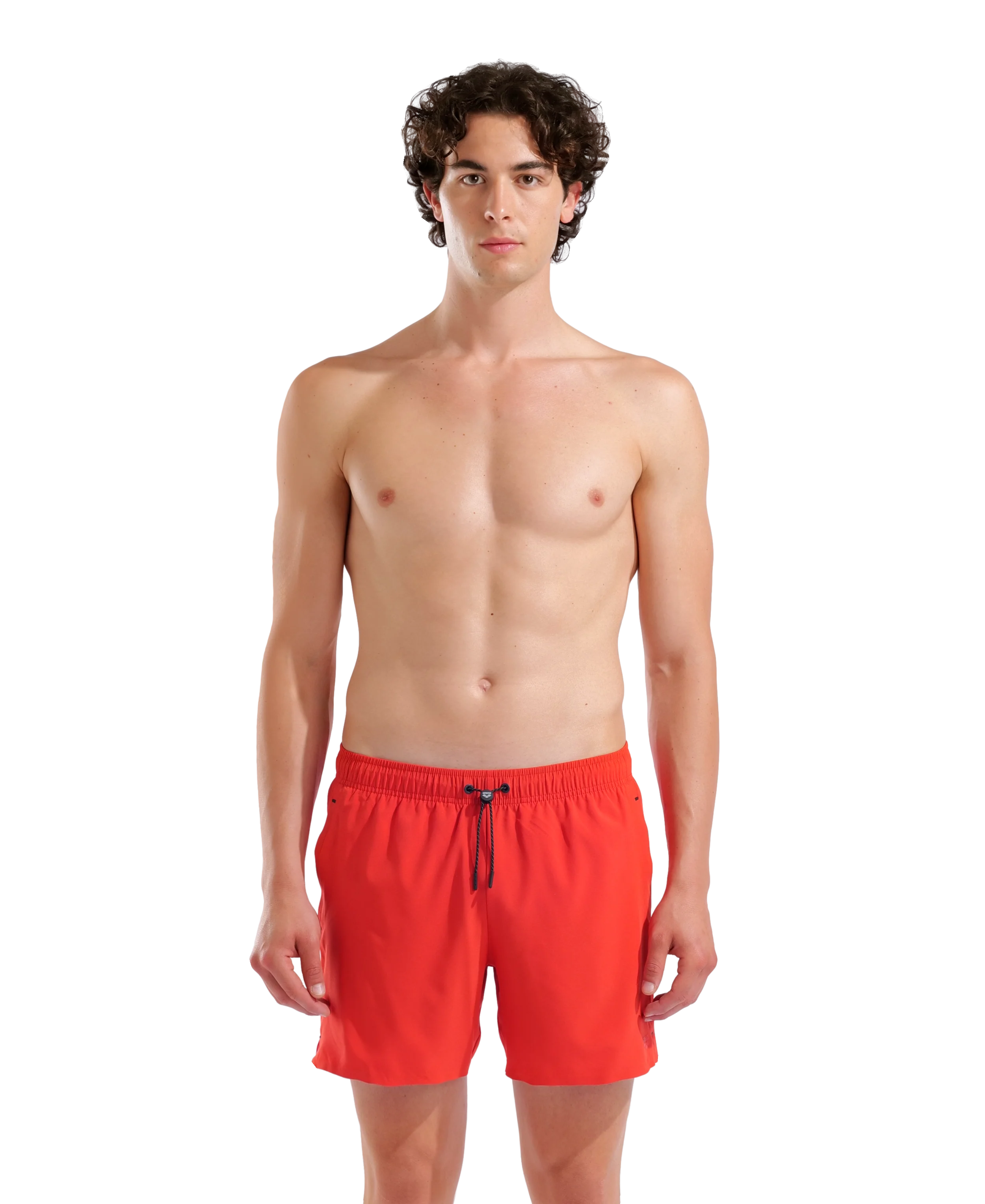 Bañador corto para hombre arena Evo Solid - Rojo