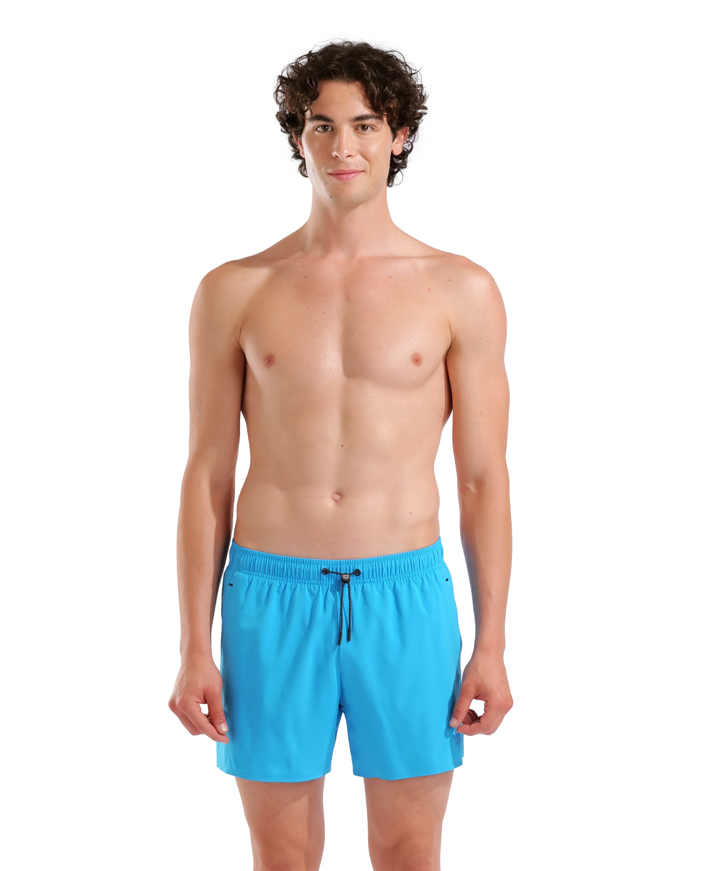 Bañador corto para hombre arena Evo Solid - Turquesa