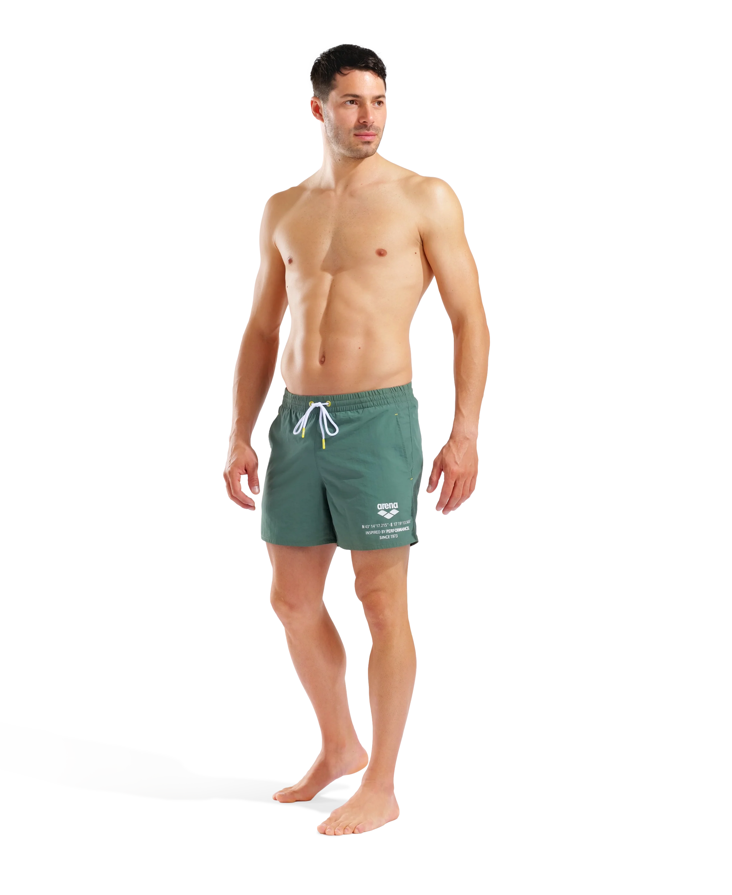 Bañador corto para hombre arena Graphic - Salvia - Image 3