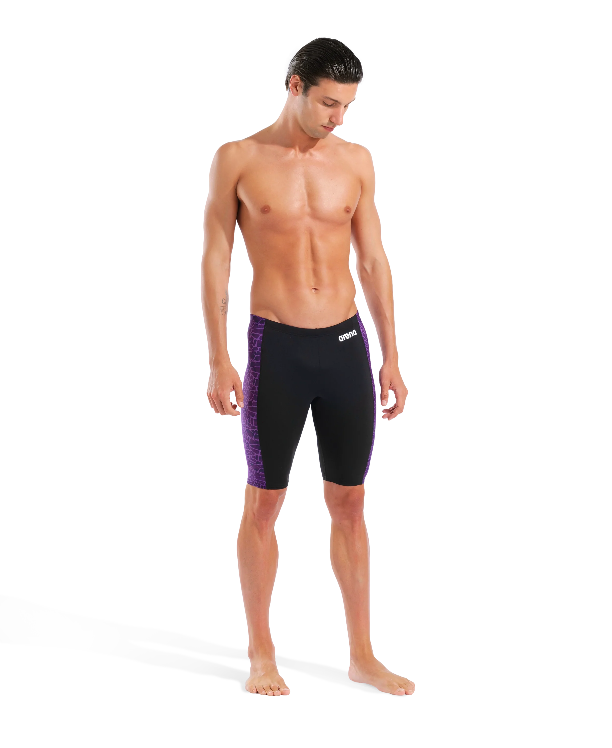 Bañador jammer arena Performance Snakeskin para hombre - Negro/Team - Image 3