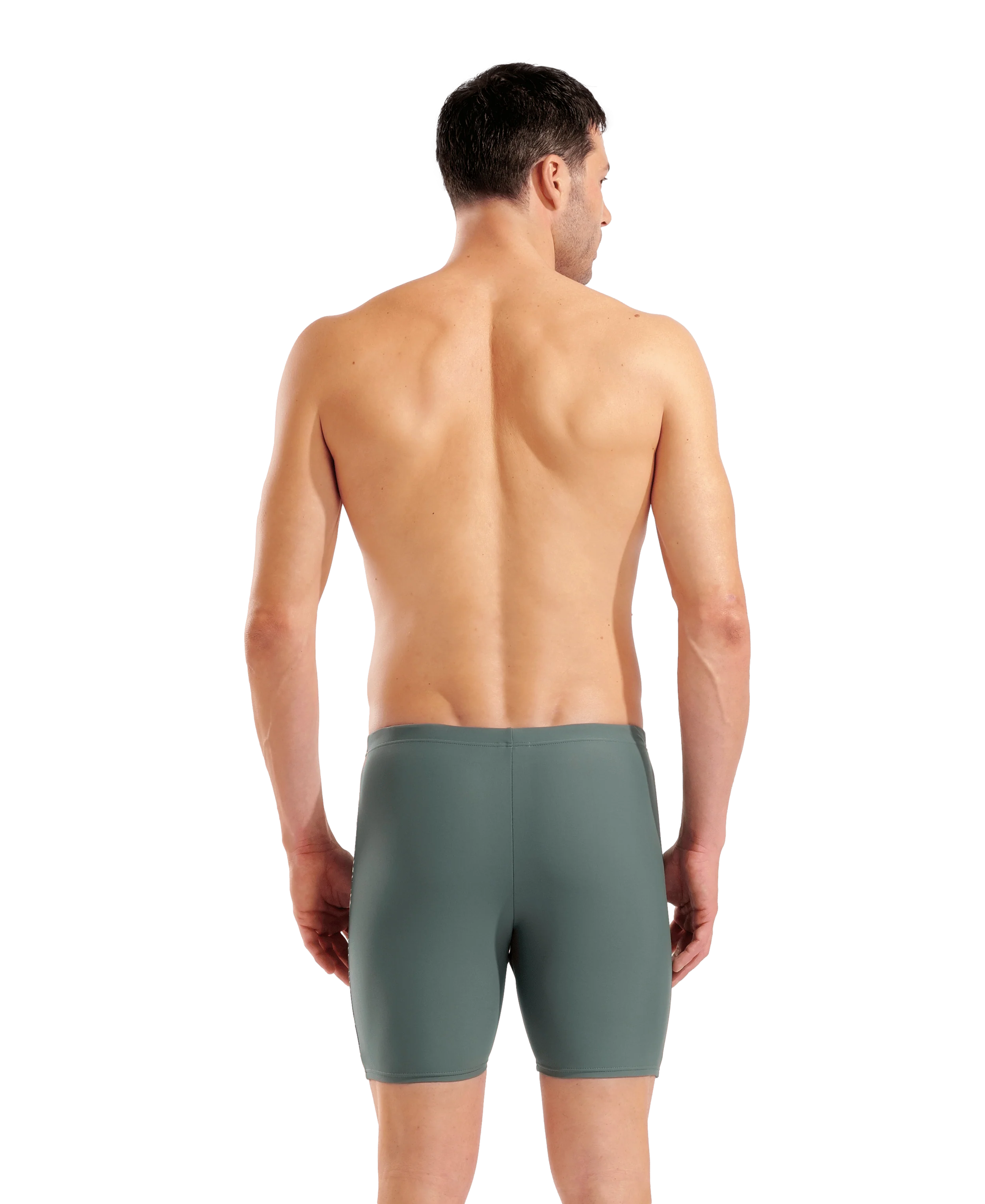 Bañador jammer para hombre arena Feel Graphic Swim Mid - Salvia/Blanco - Image 2