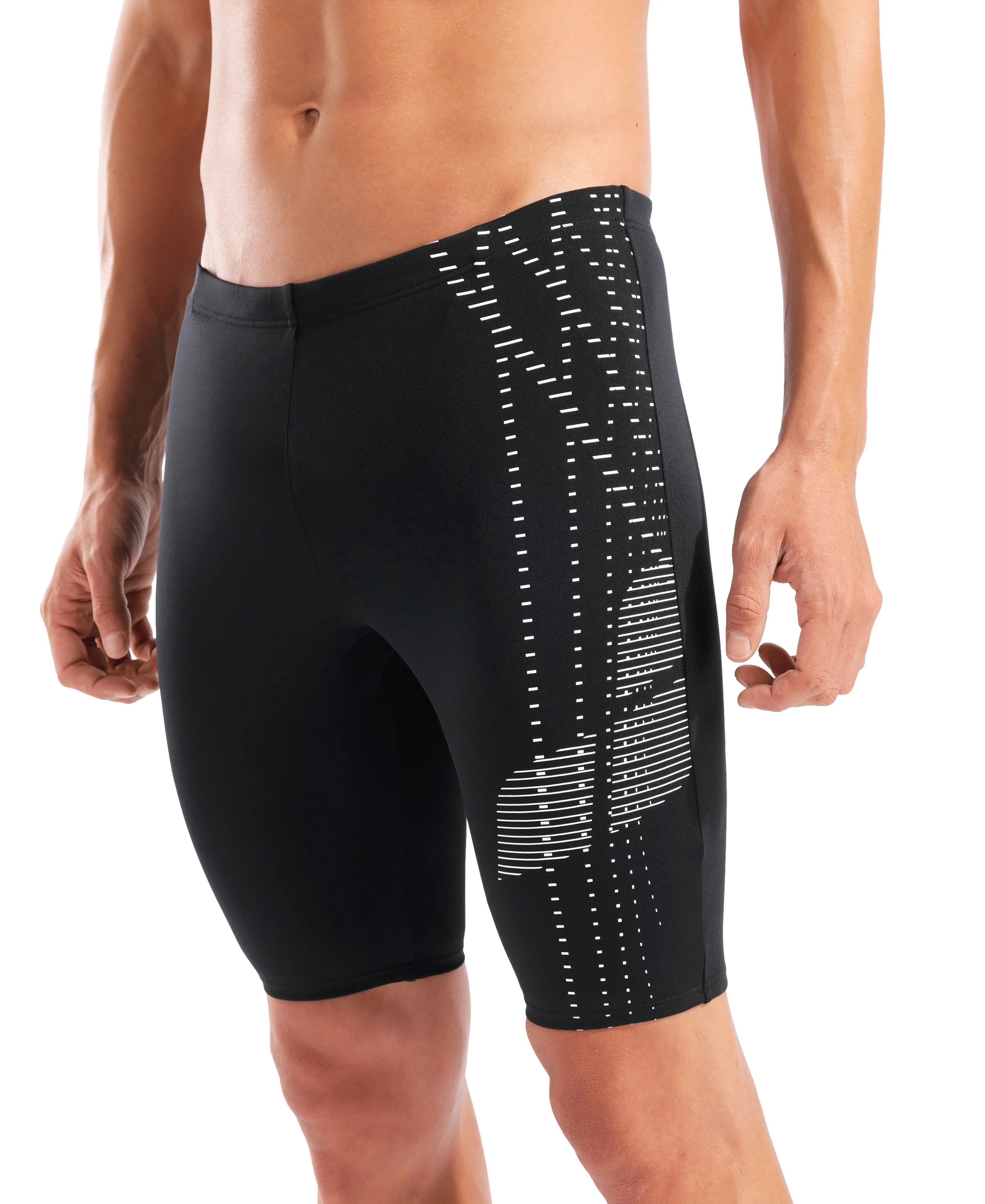 Bañador jammer para hombre arena Performance Asymmetrical Design - Blanco y negro - Image 4