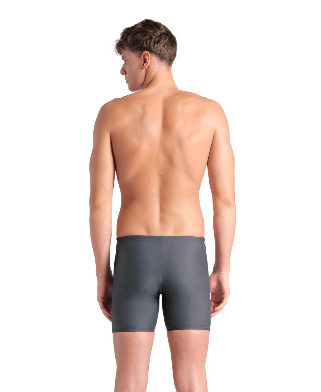 Bañador mid jammer arena Feel para hombre - Asfalto/Rojo - Image 2