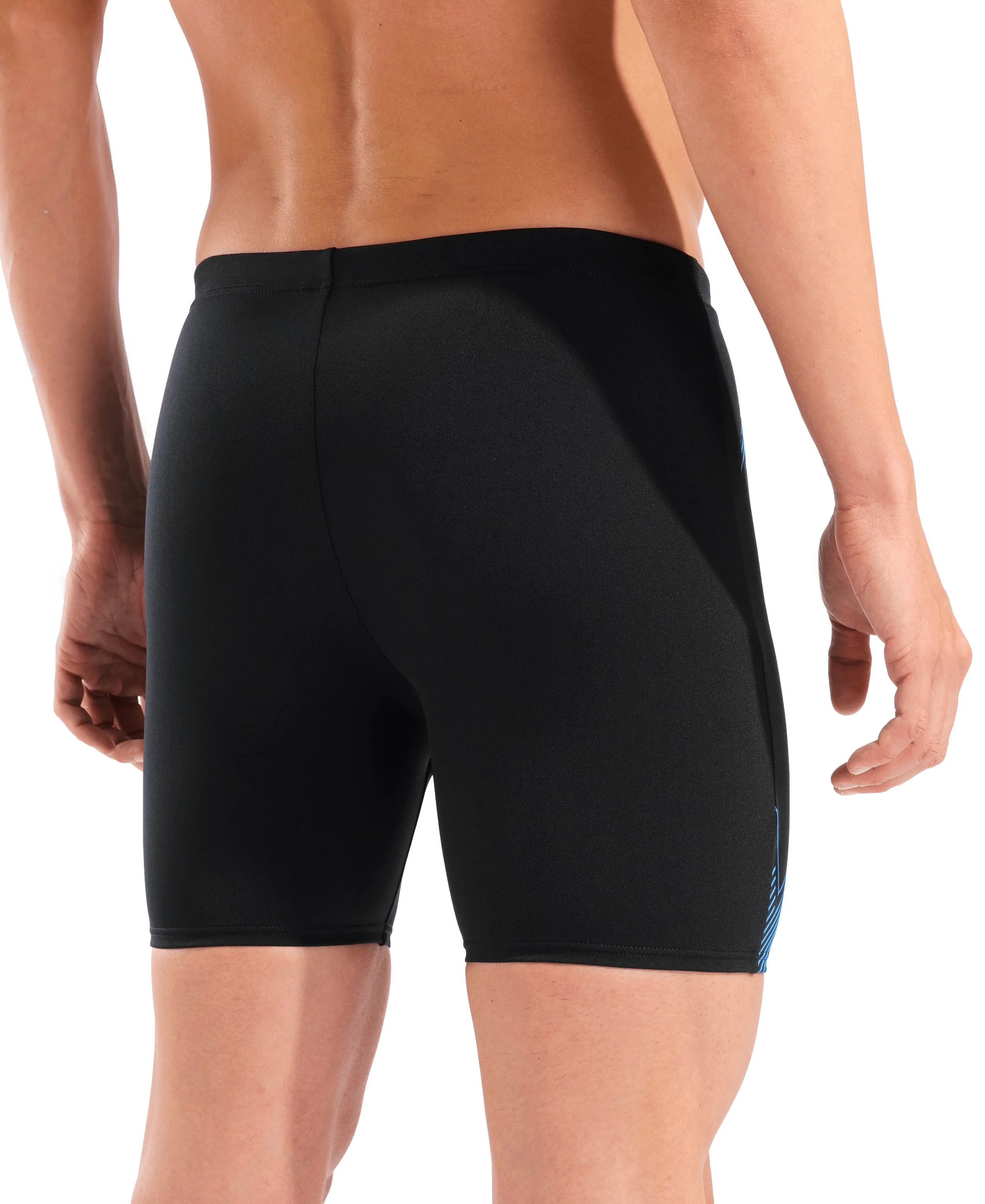 Bañador mid jammer para hombre arena Performance Graphic - Negro/Turquesa - Image 5
