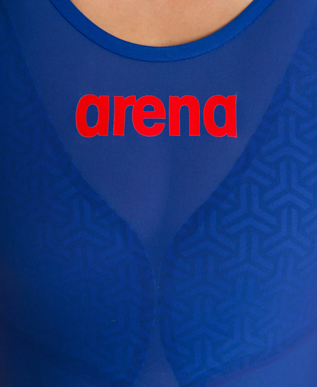 Kneeskin Mujer Espalda Abierta arena Powerskin Carbon Glide  - Océano Azul - Image 6