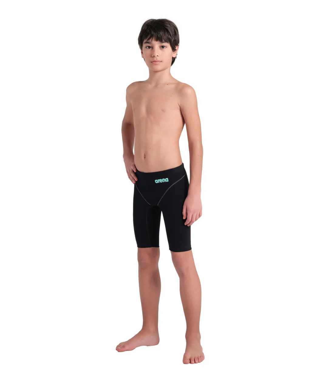 BAÑADOR POWERSKIN IMPULSO JAMMER JR para niño - Negro/Verde Azulado - Image 2