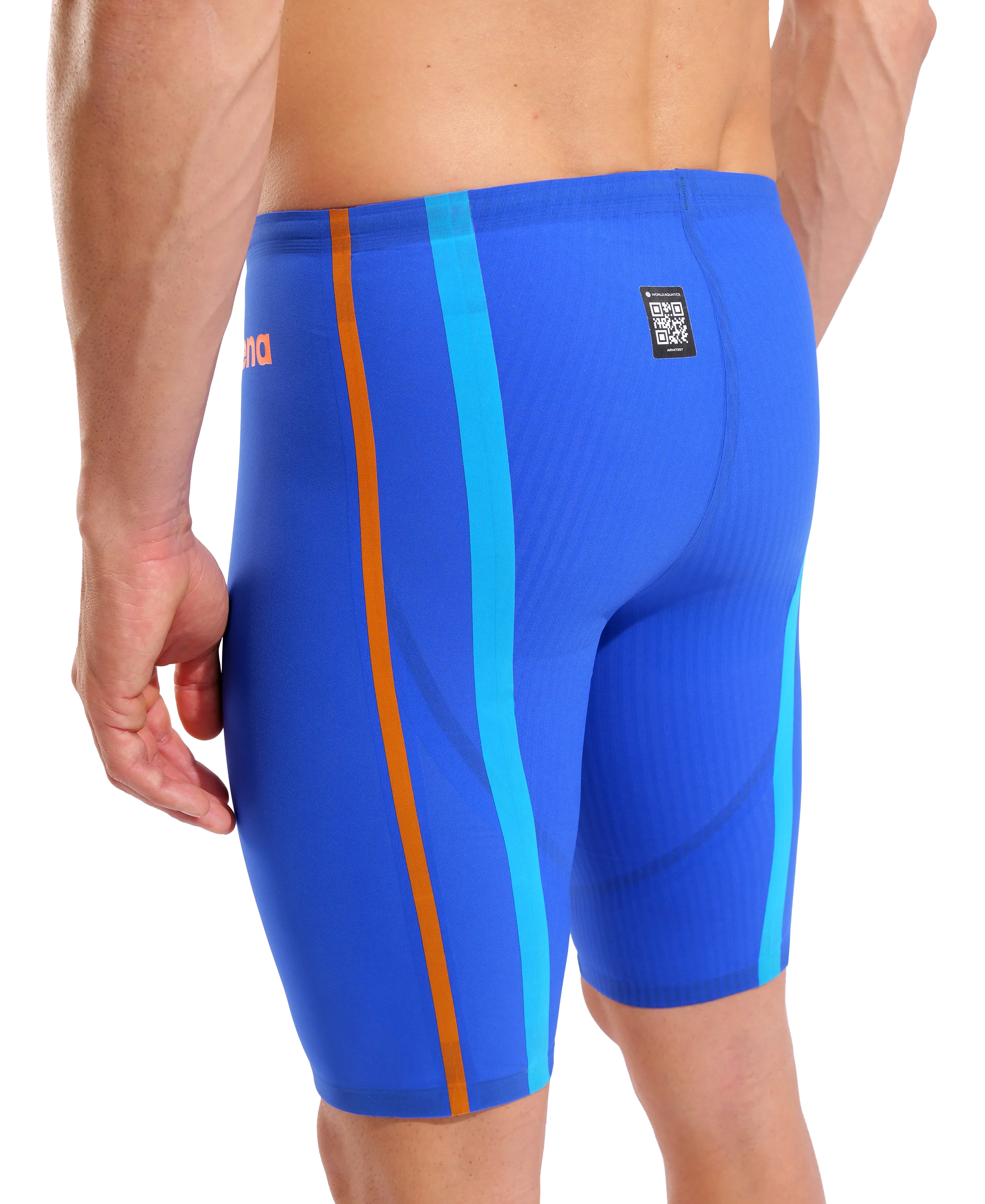 Bañador Powerskin Primo para hombre Le Jammer - Neon Blaze - Image 5
