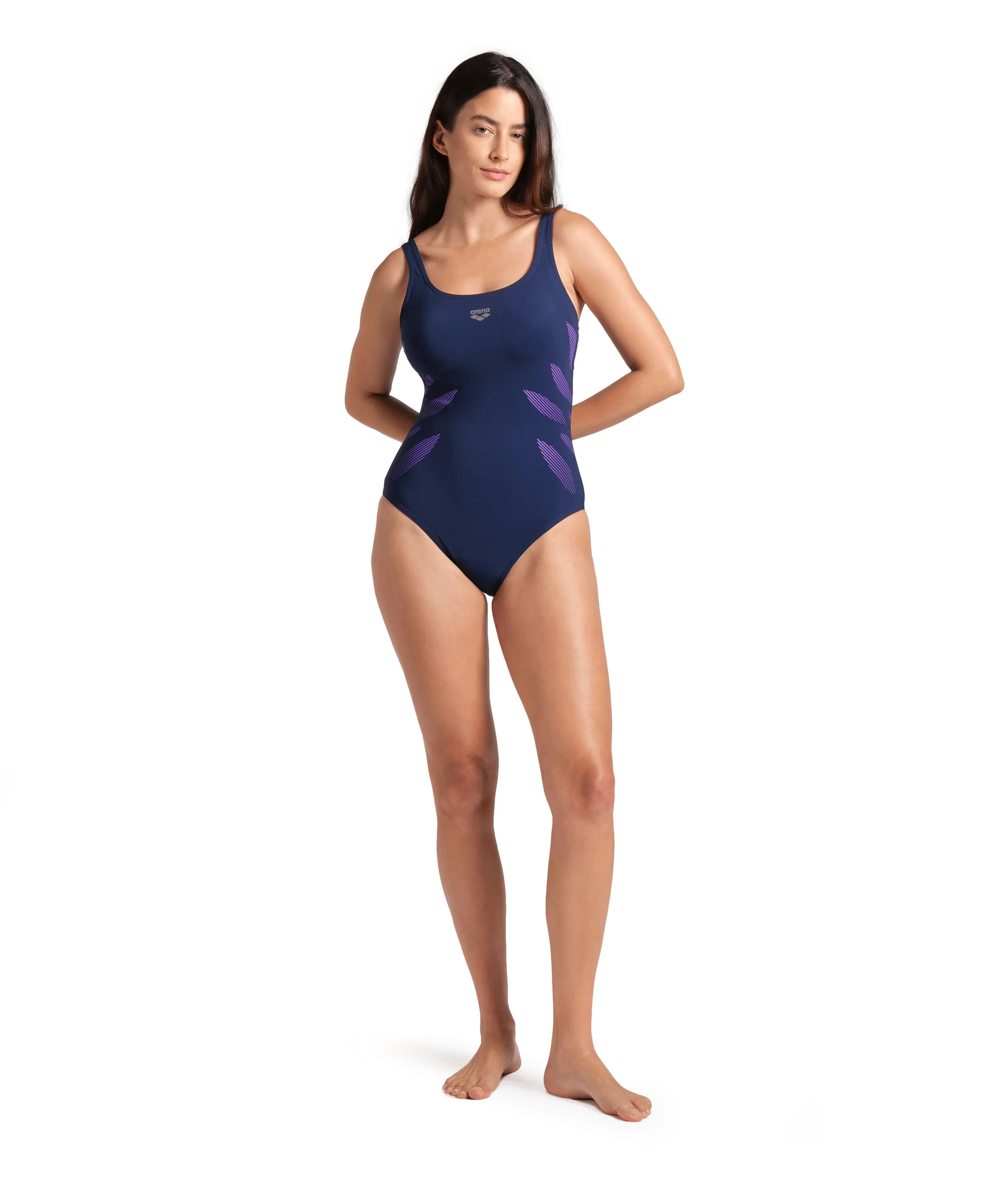 Bañador Shapewear arena para mujer Milena  Azul Marino - Image 3