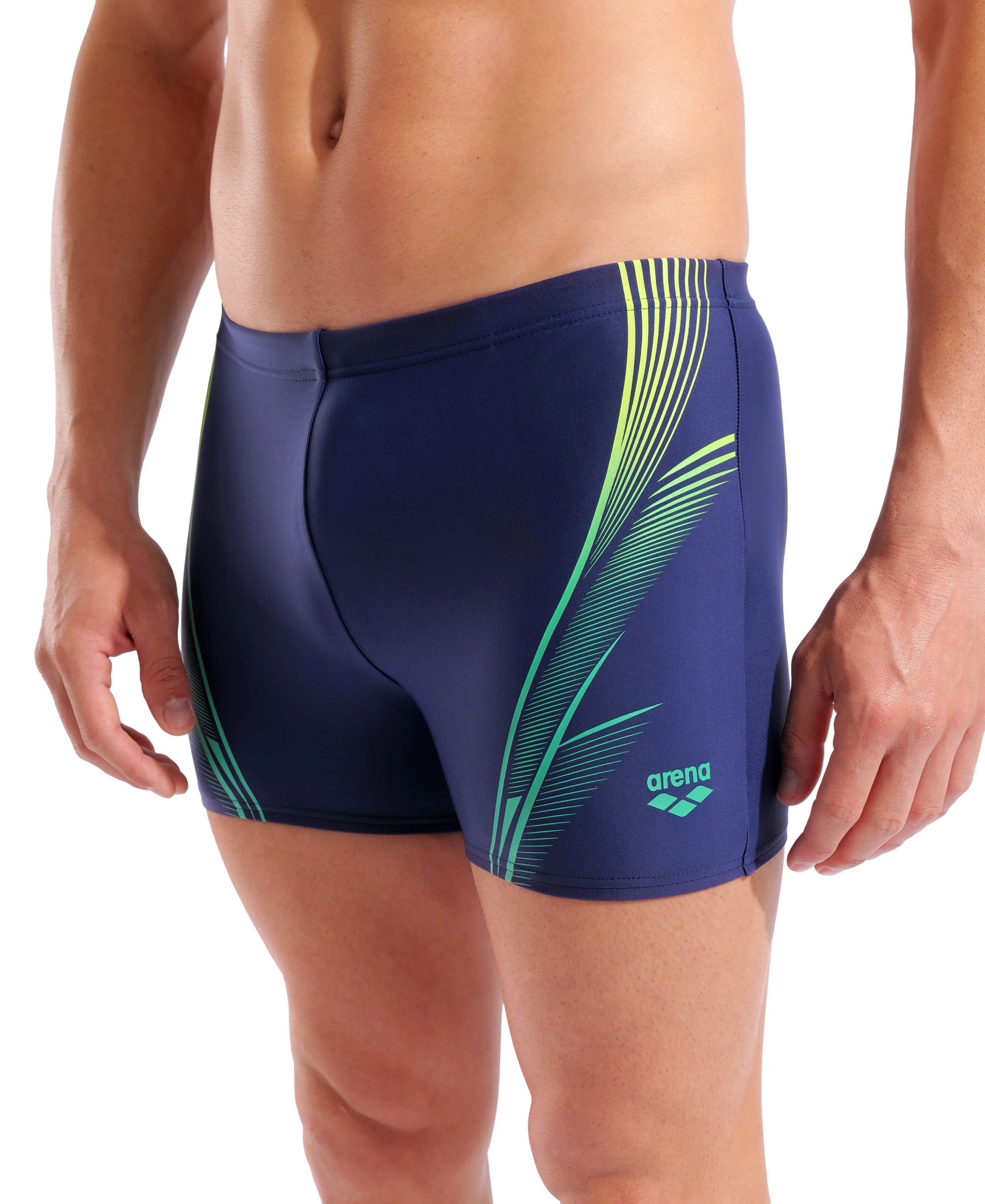 Bañador short arena Feel Blast para hombre - Azul Marino - Image 4
