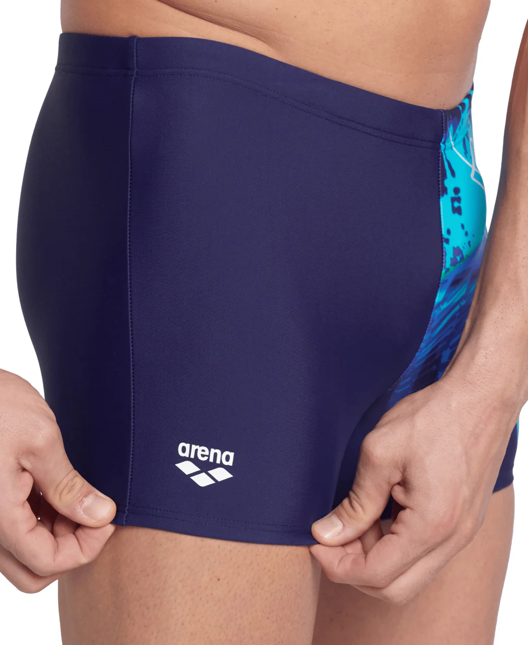 Bañador short arena Feel para hombre Funny Spot - Azul Marino Multi - Image 4