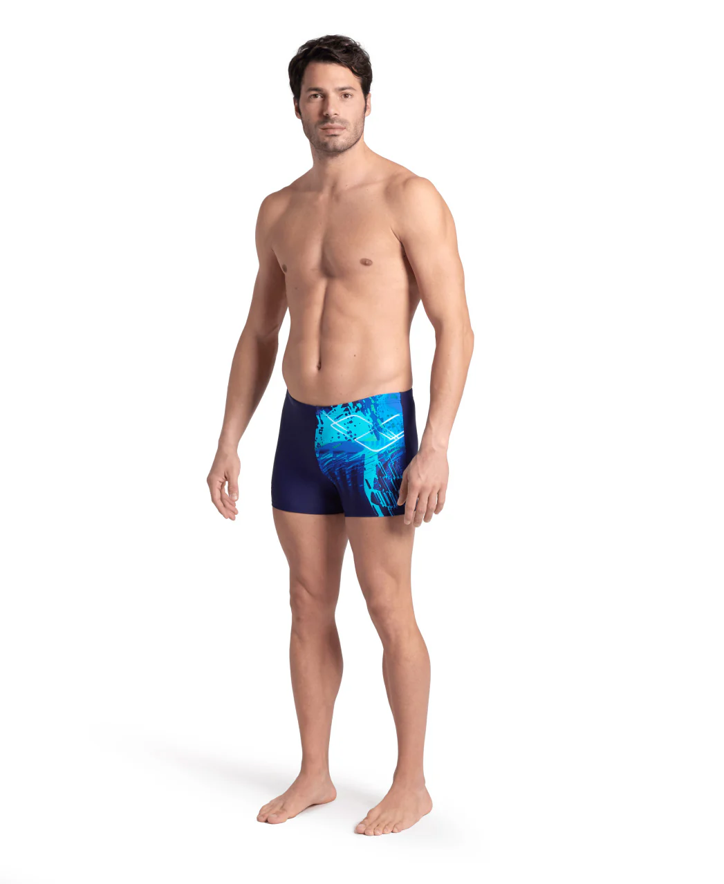 Bañador short arena Feel para hombre Funny Spot - Azul Marino Multi - Image 5