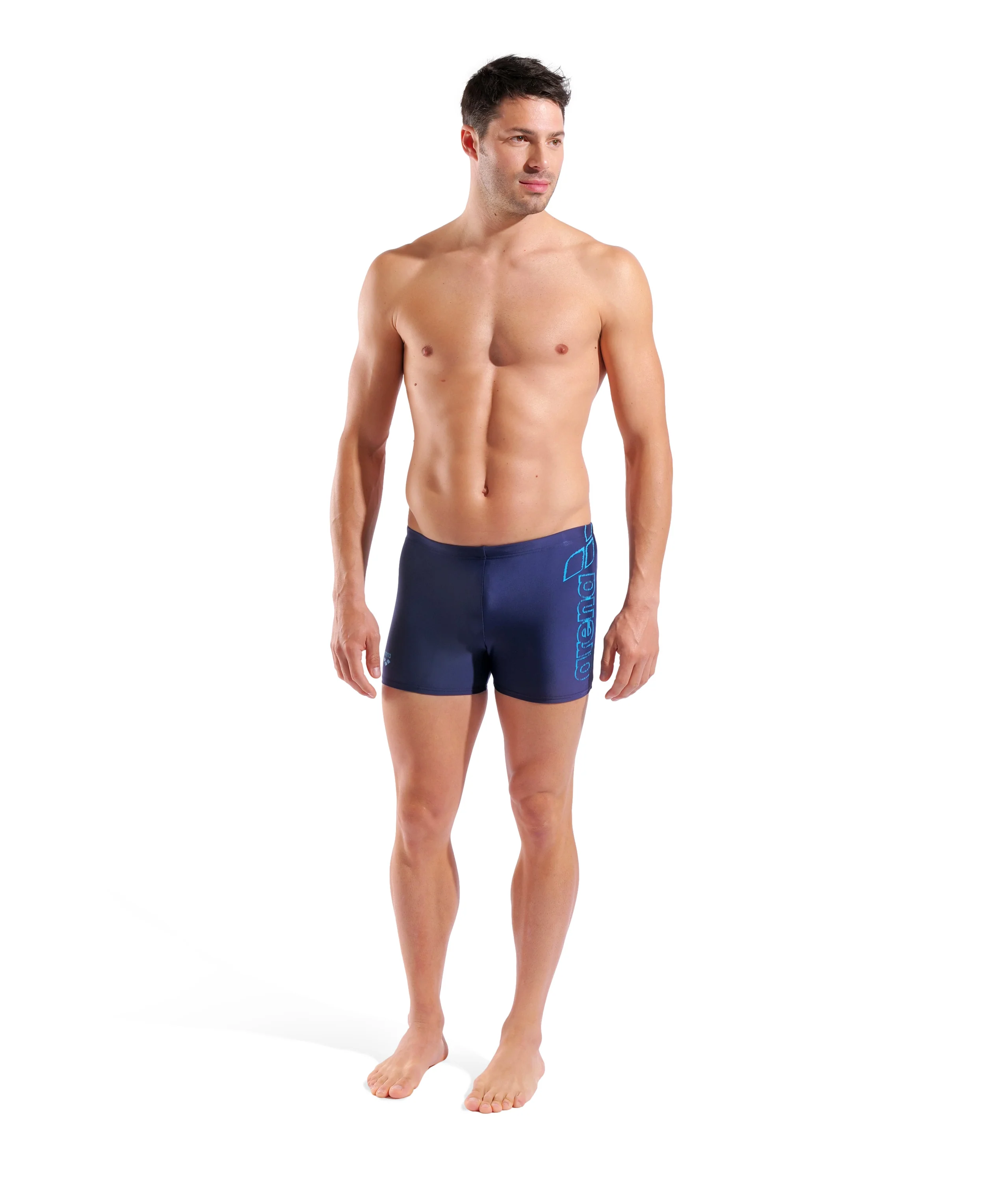 Bañador short arena Feel Scratchy para hombre - Azul Marino - Image 3