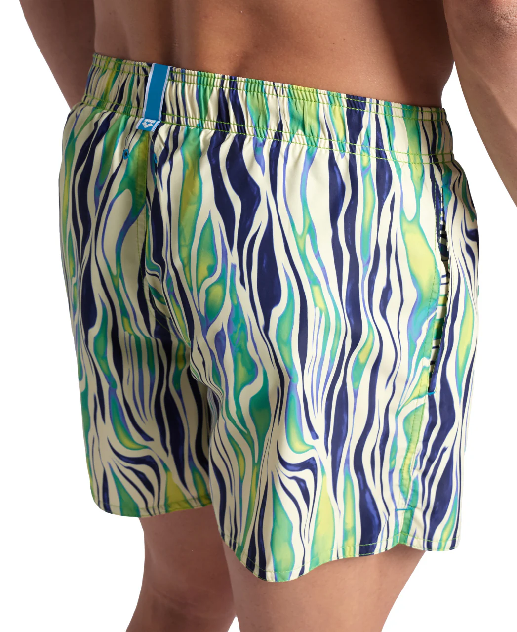 Bañador short arena para hombre Allover - Verde Cuarzo - Image 2