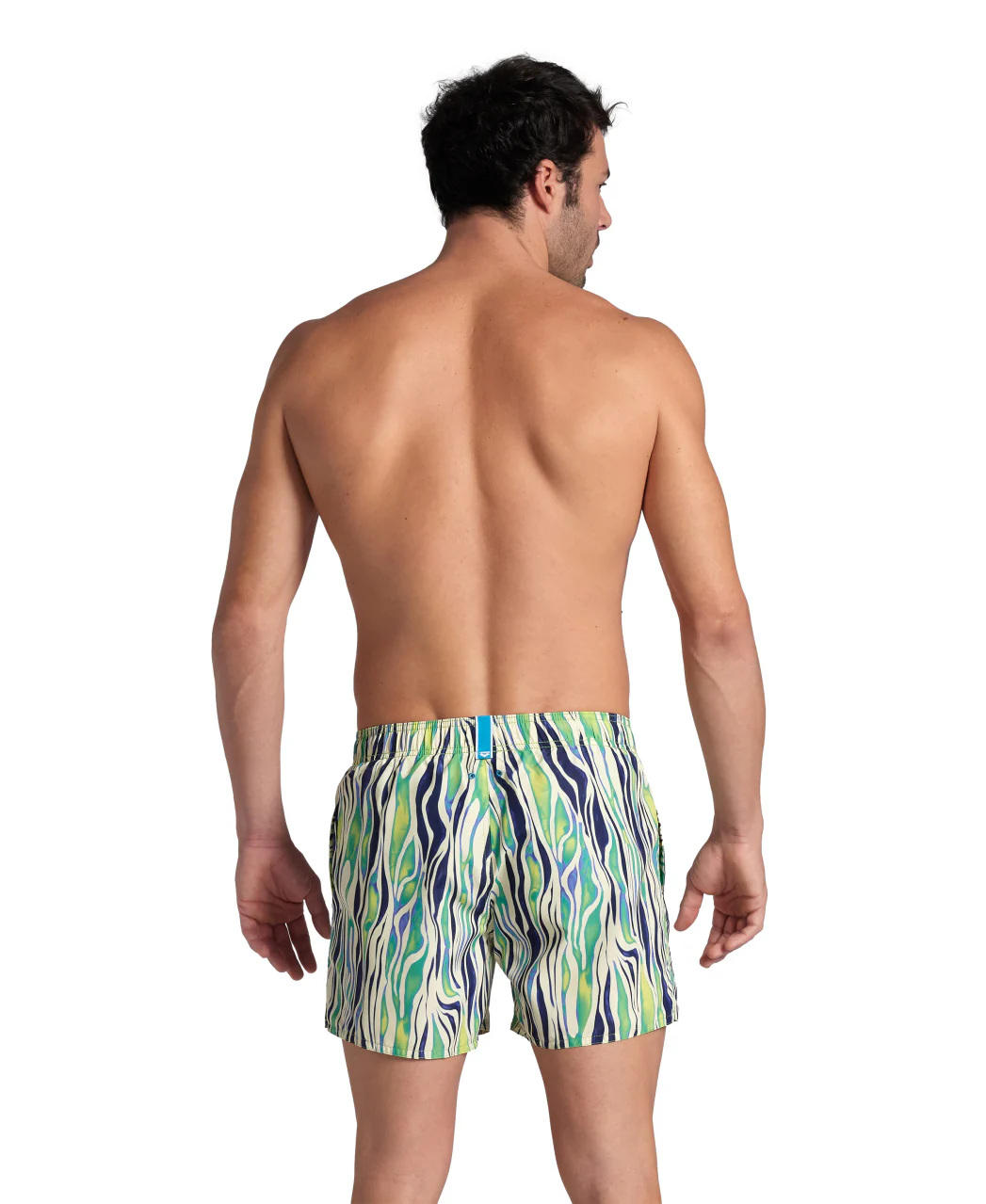 Bañador short arena para hombre Allover - Verde Cuarzo - Image 4