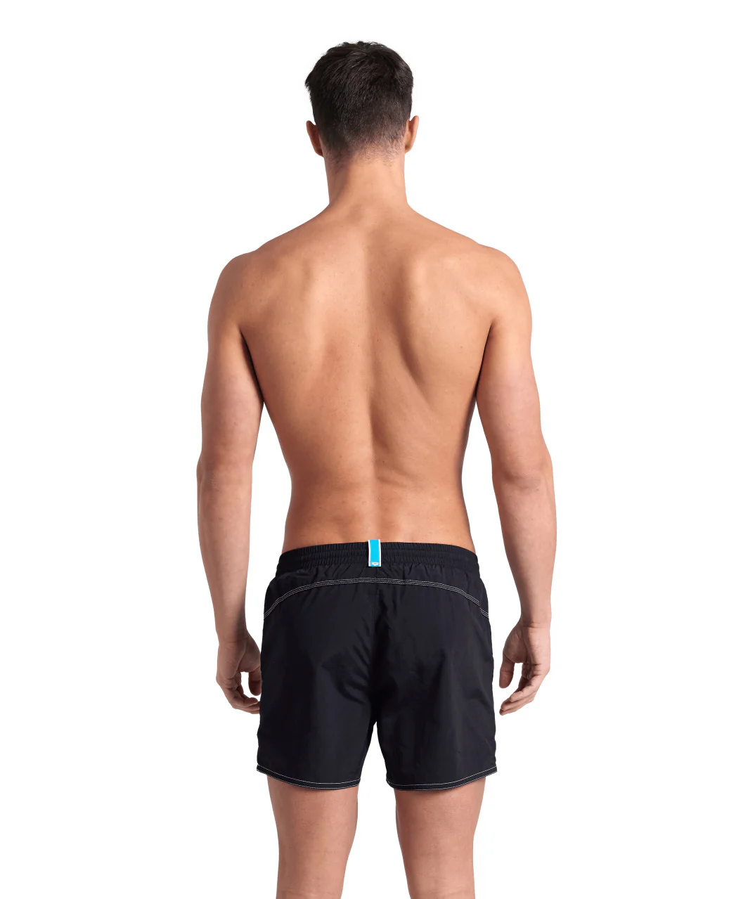 Bañador short arena para hombre Bywayx R - Blanco Negro - Image 2
