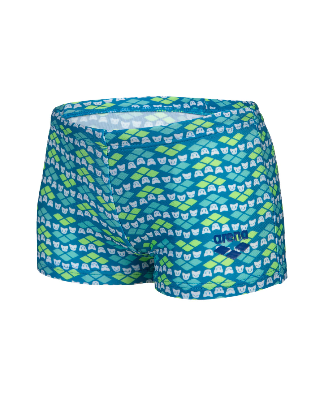 Bañador short arena para niño Friends Allover - Verde Suave