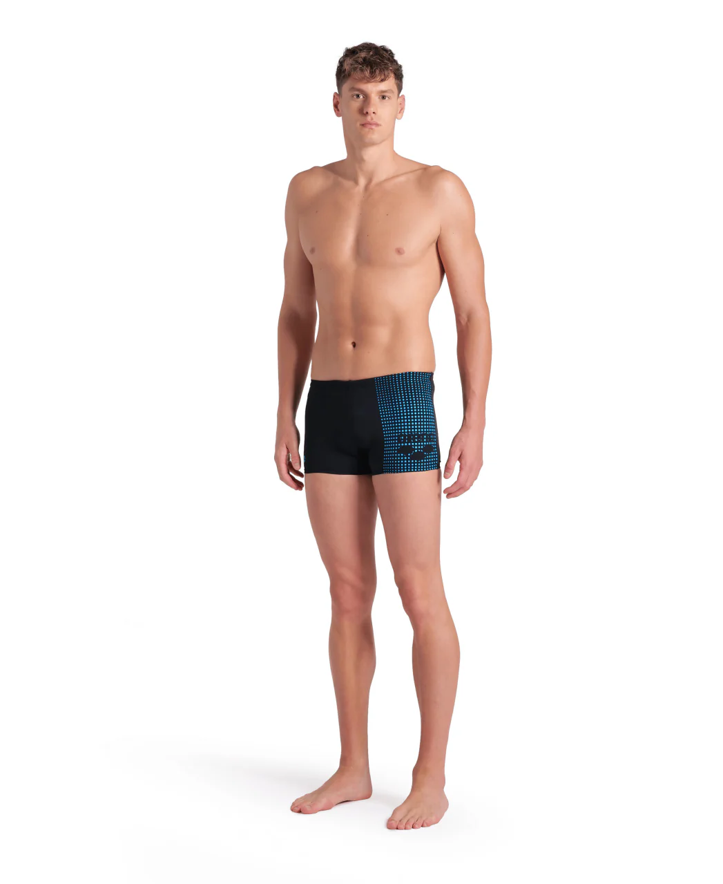 Bañador short arena Performance para hombre Foggy Dots - Negro - Image 3