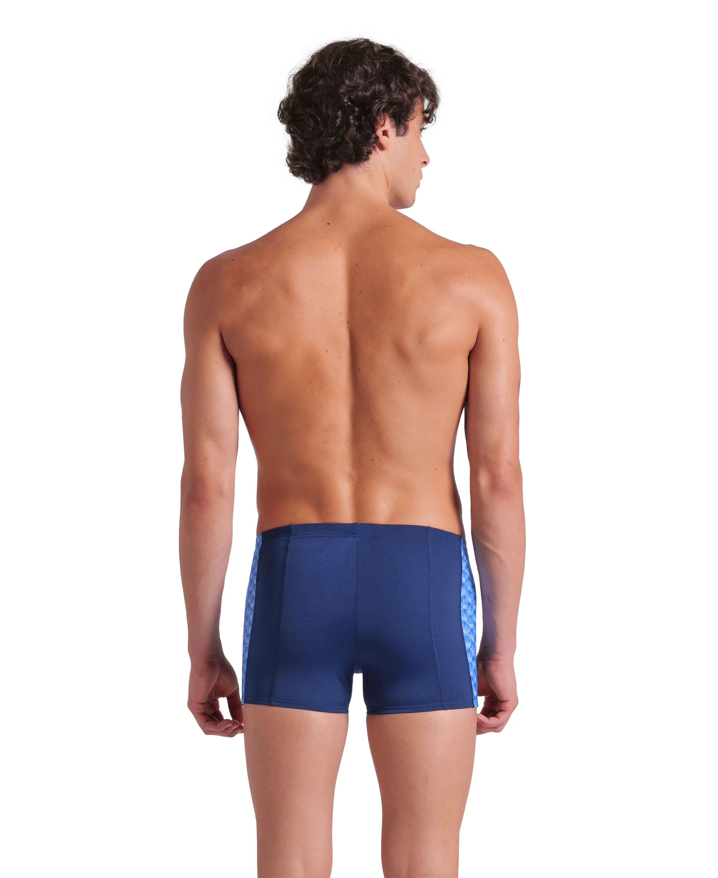 Bañador short arena Performance para hombre Monogram Marino - Azul Multi - Image 2
