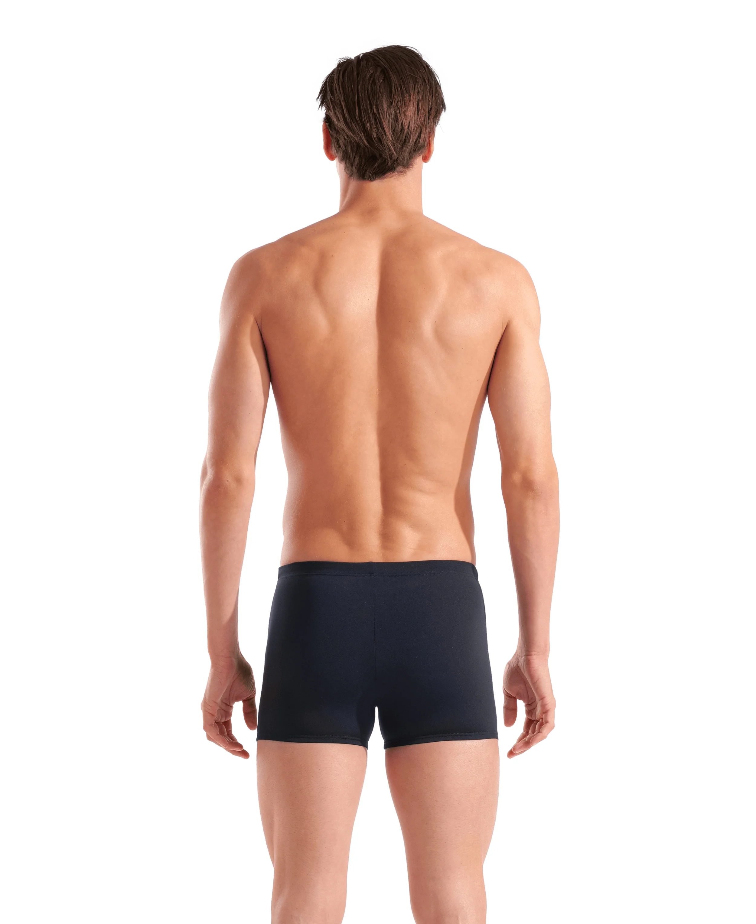 Bañador short arena Performance para hombre Poseidonia - Negro/Turquesa - Image 2