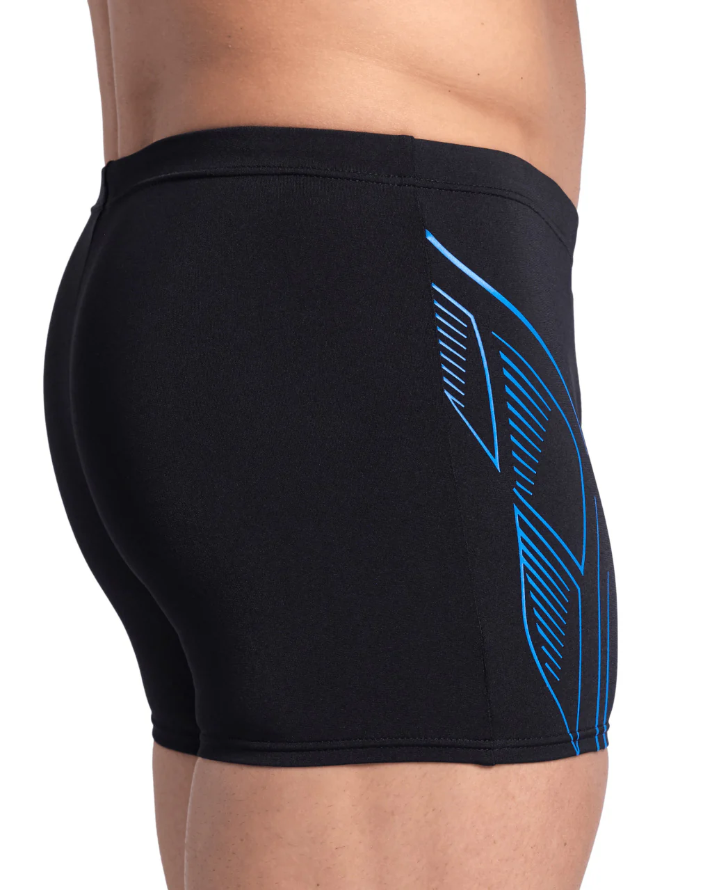 Bañador short arena Performance para hombre Reflecting - Negro - Image 3
