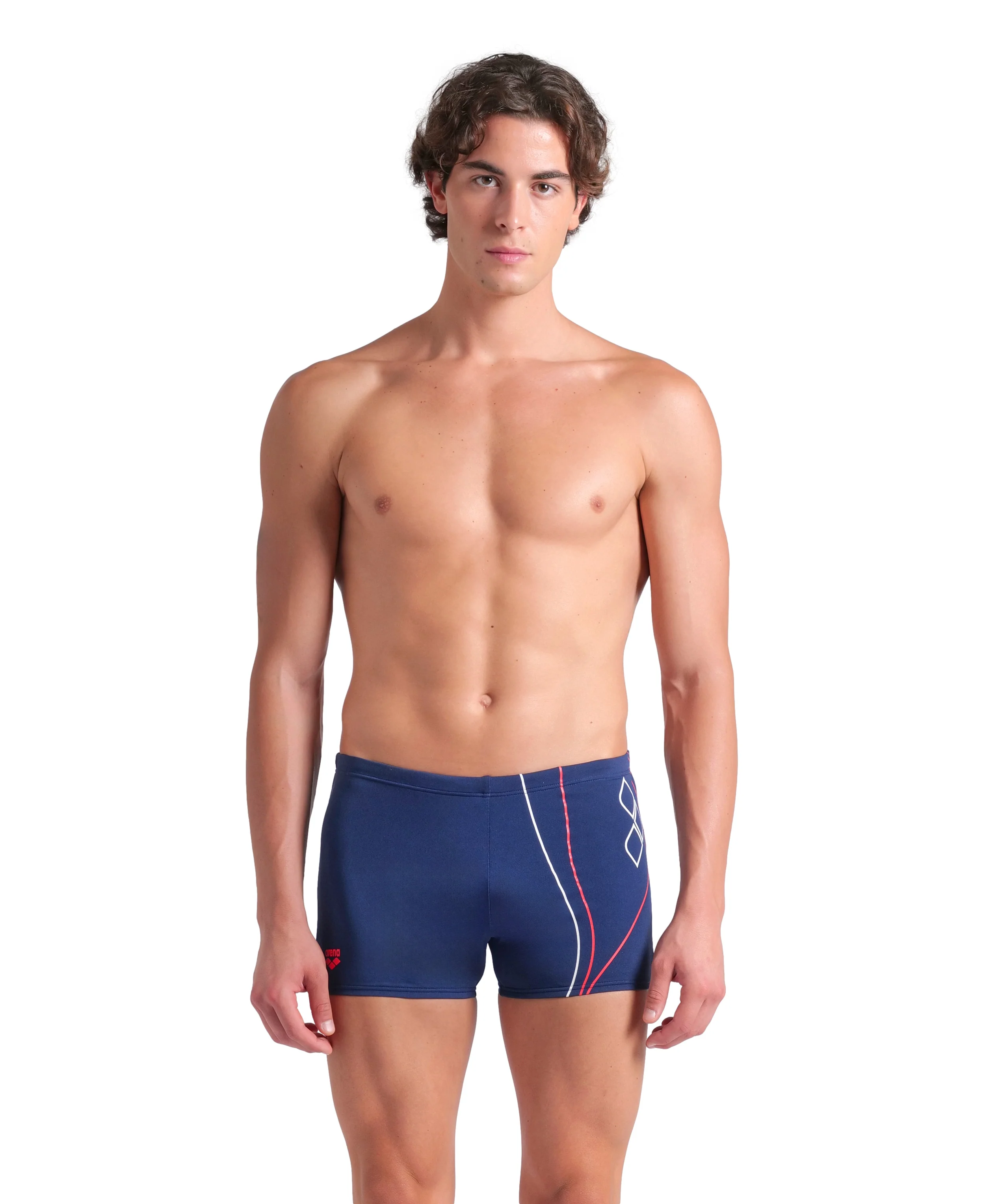 Bañador short arena Performance para hombre Trail Azul Marino