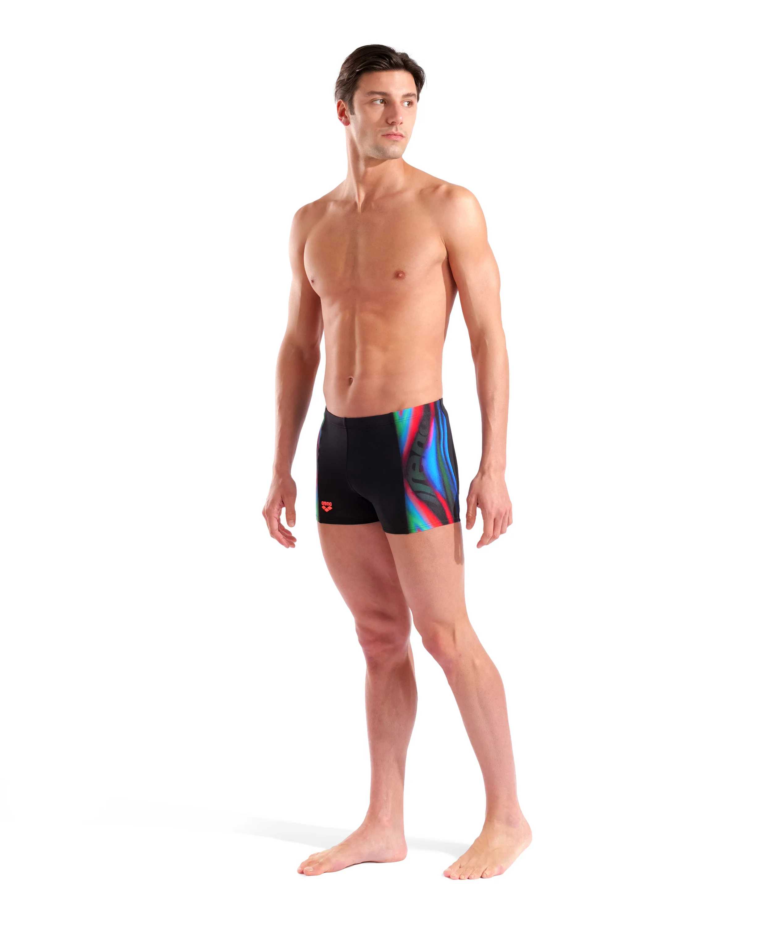 Bañador short arena Performance Two Sides Swim para hombre - Negro - Image 3