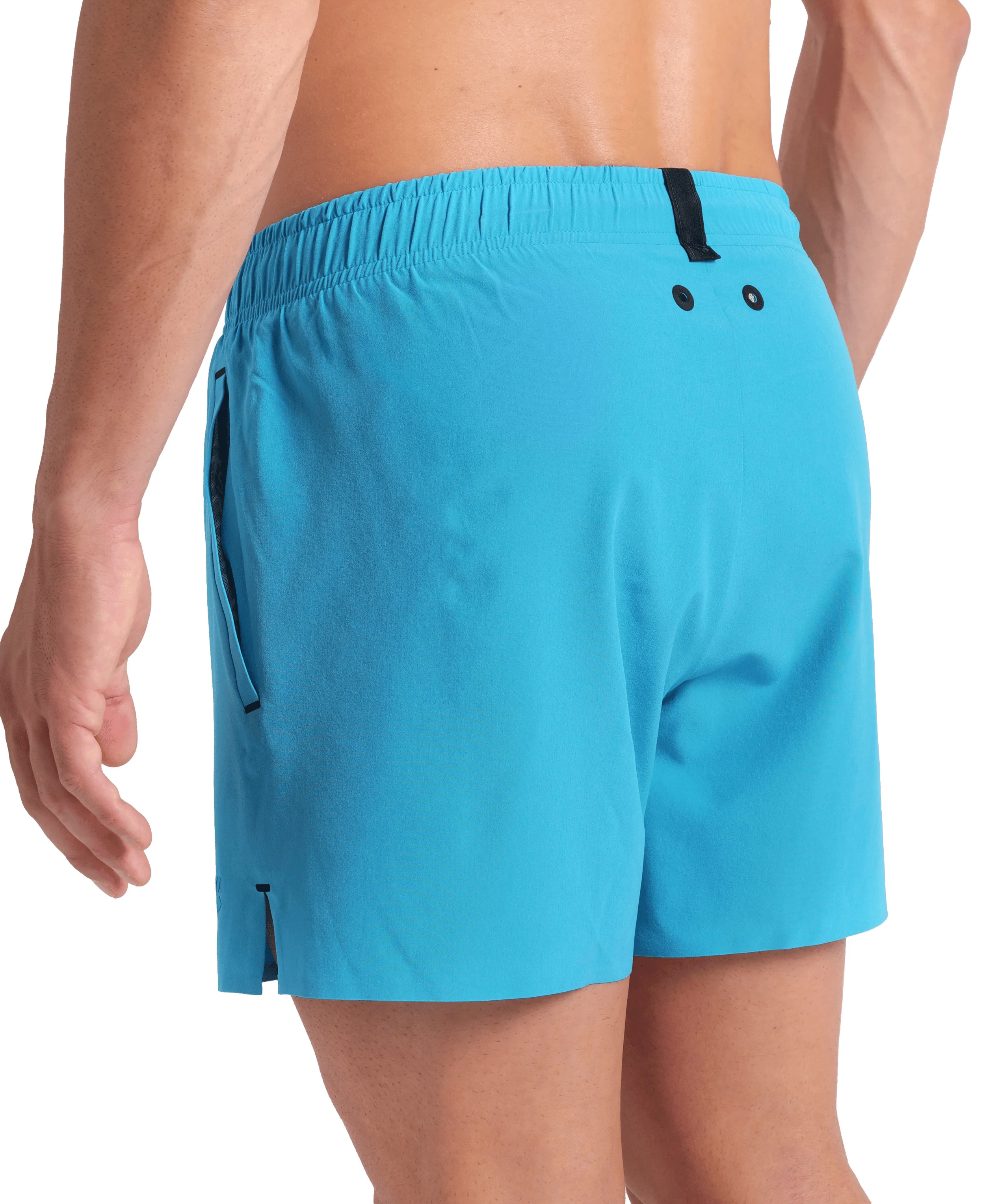 Bañador short de playa arena para hombre Evo Solid Turquesa - Image 5
