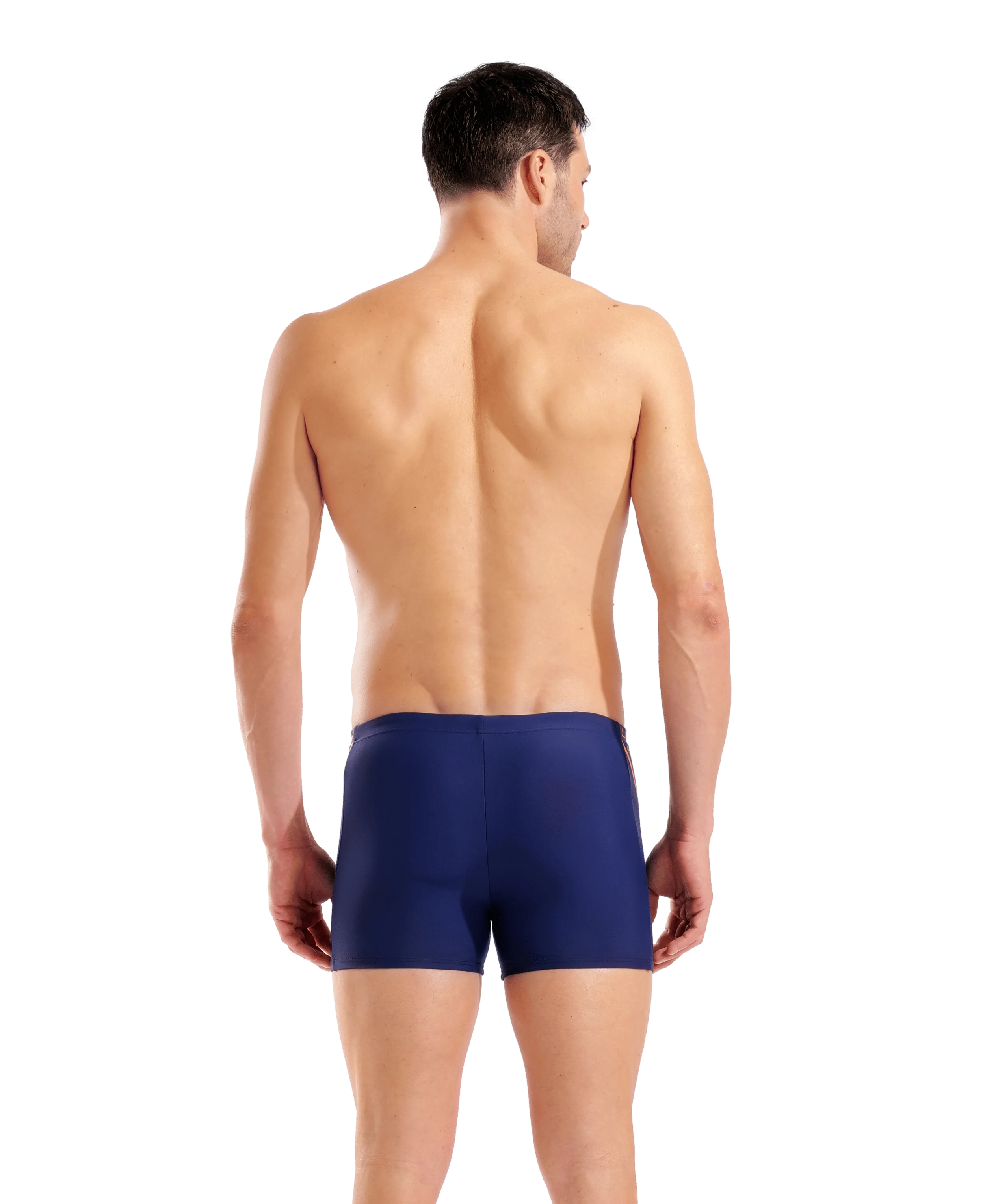 Bañador short para hombre arena Feel Double Graphic - Azul Marino/Team - Image 2
