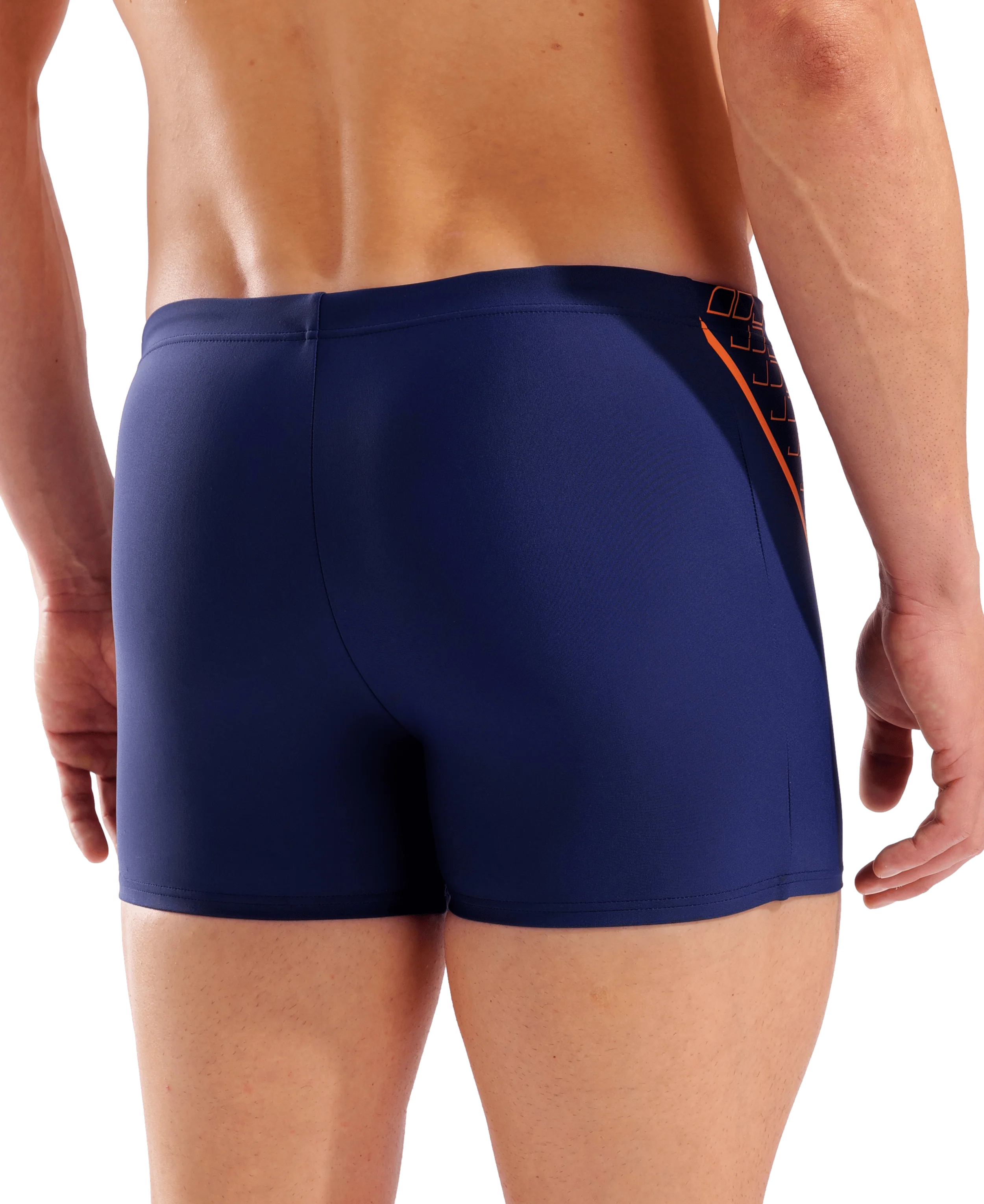 Bañador short para hombre arena Feel Double Graphic - Azul Marino/Team - Image 5