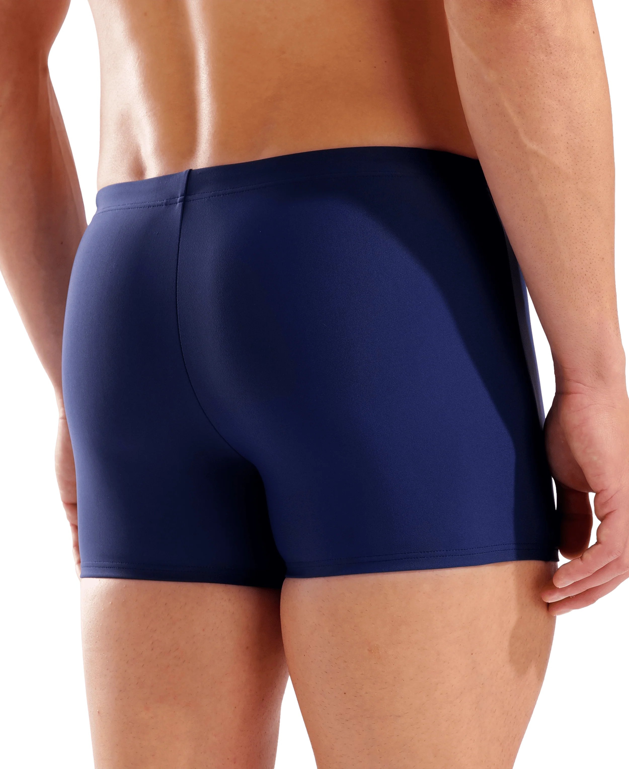 Bañador short para hombre arena Feel Kikko - Azul marino/blanco - Image 5