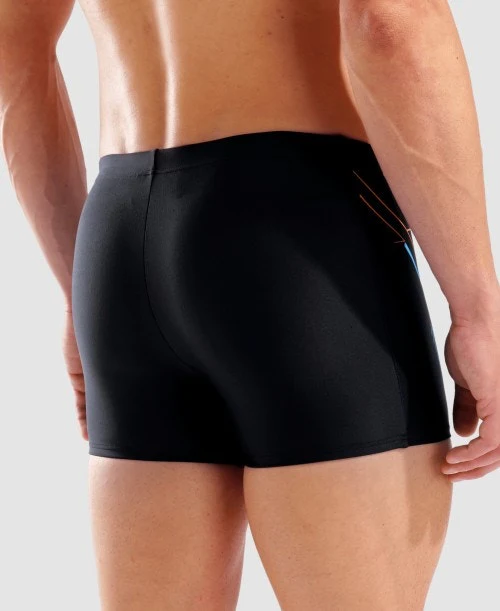 Bañador short para hombre arena Feel Neo Stream - Negro/Turquesa - Image 5