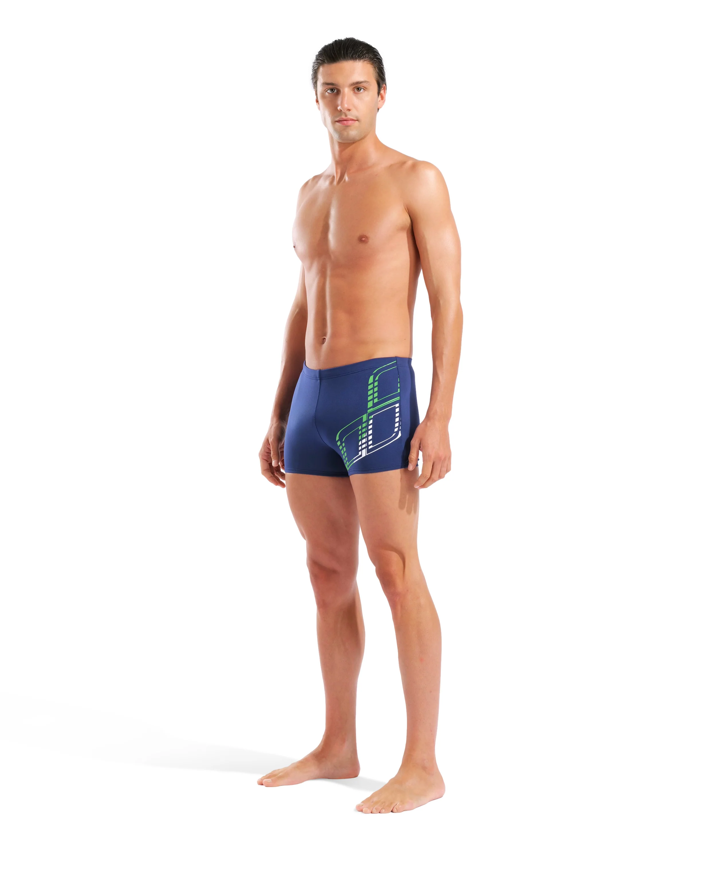Bañador short para hombre arena Performance Graphic - Azul marino/Multicolor - Image 3