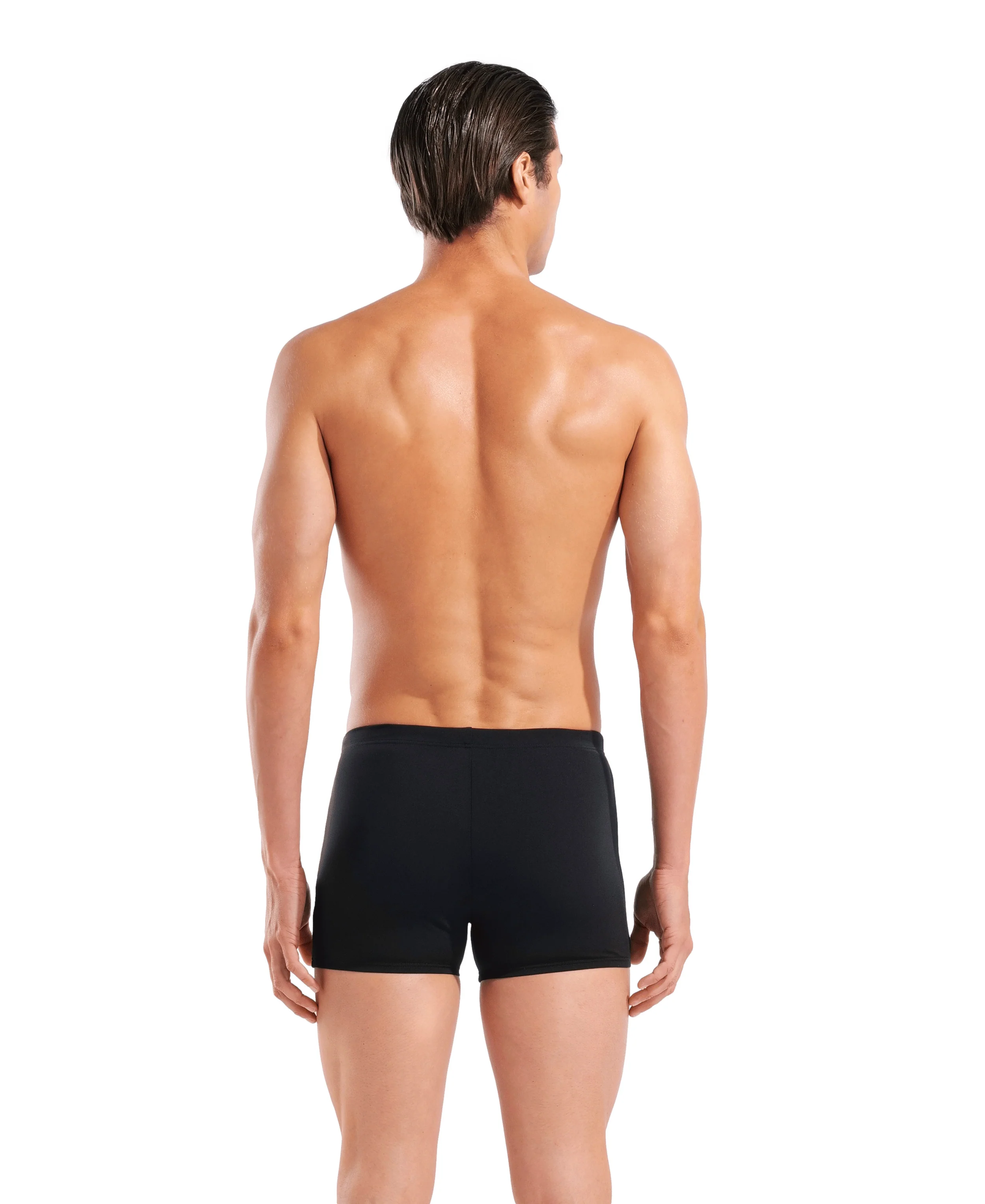 Bañador short para hombre arena Performance Logo - Blanco y negro - Image 2