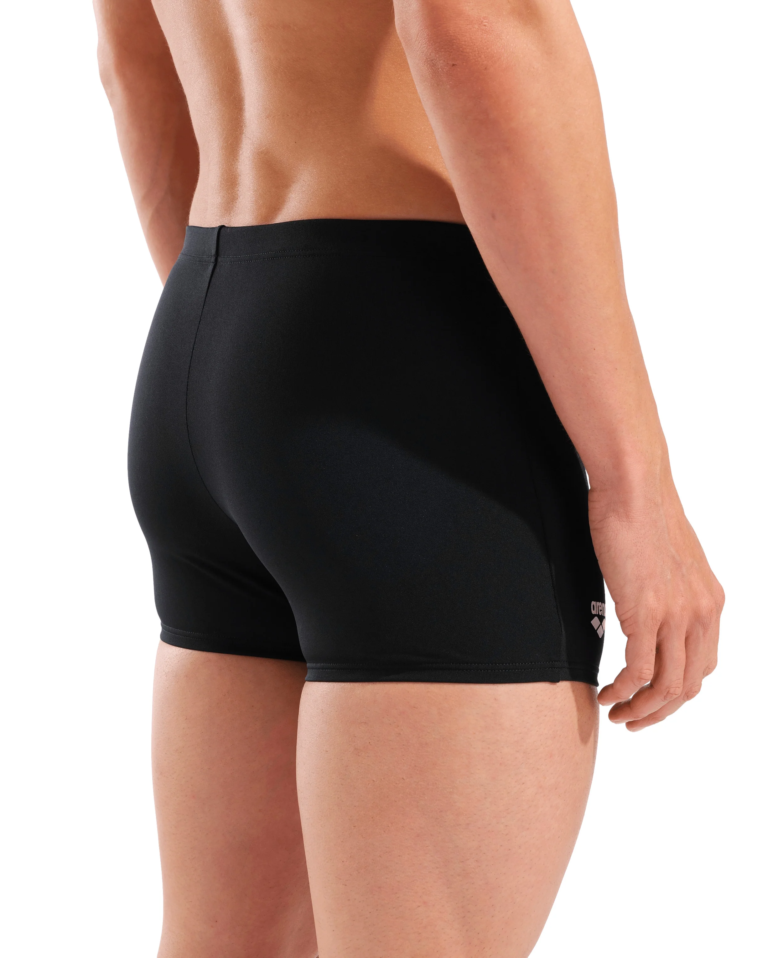 Bañador short para hombre arena Performance Logo - Blanco y negro - Image 3