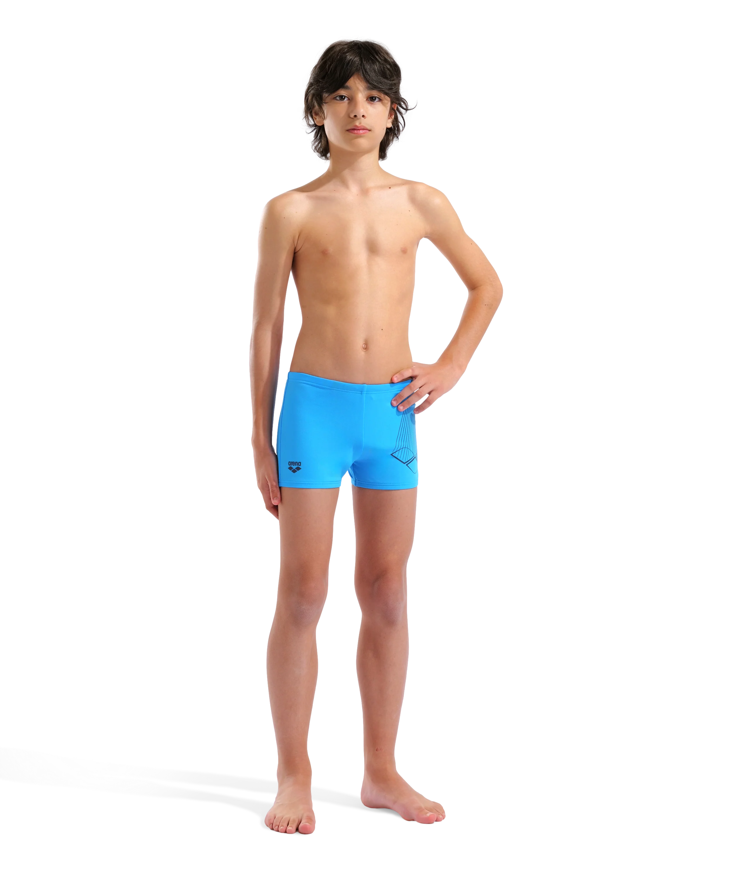 Bañador short para niño arena Performance Bright - Turquesa/Azul marino - Image 3