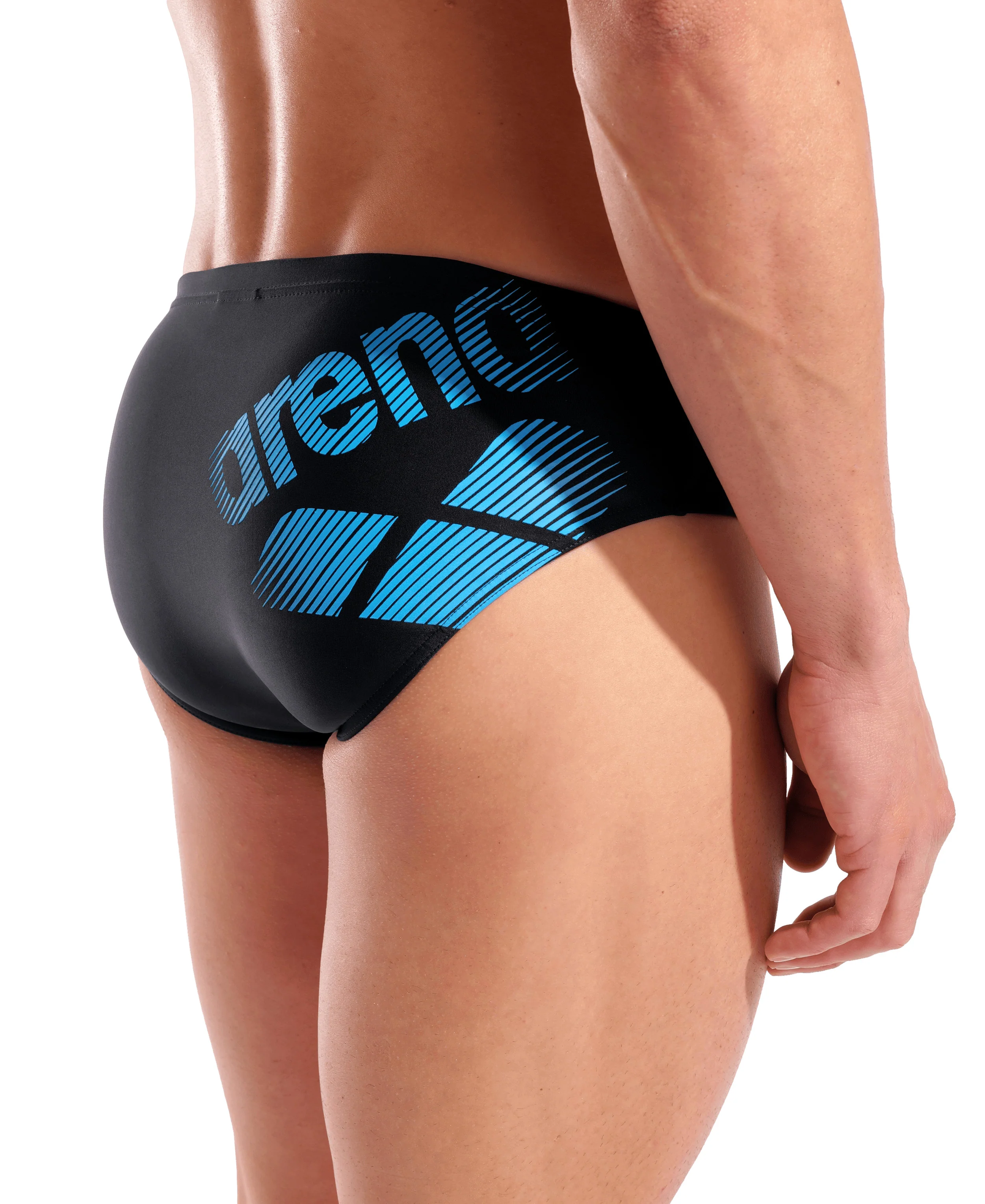 Bañador slip arena Feel Logotype para hombre - Negro - Image 3