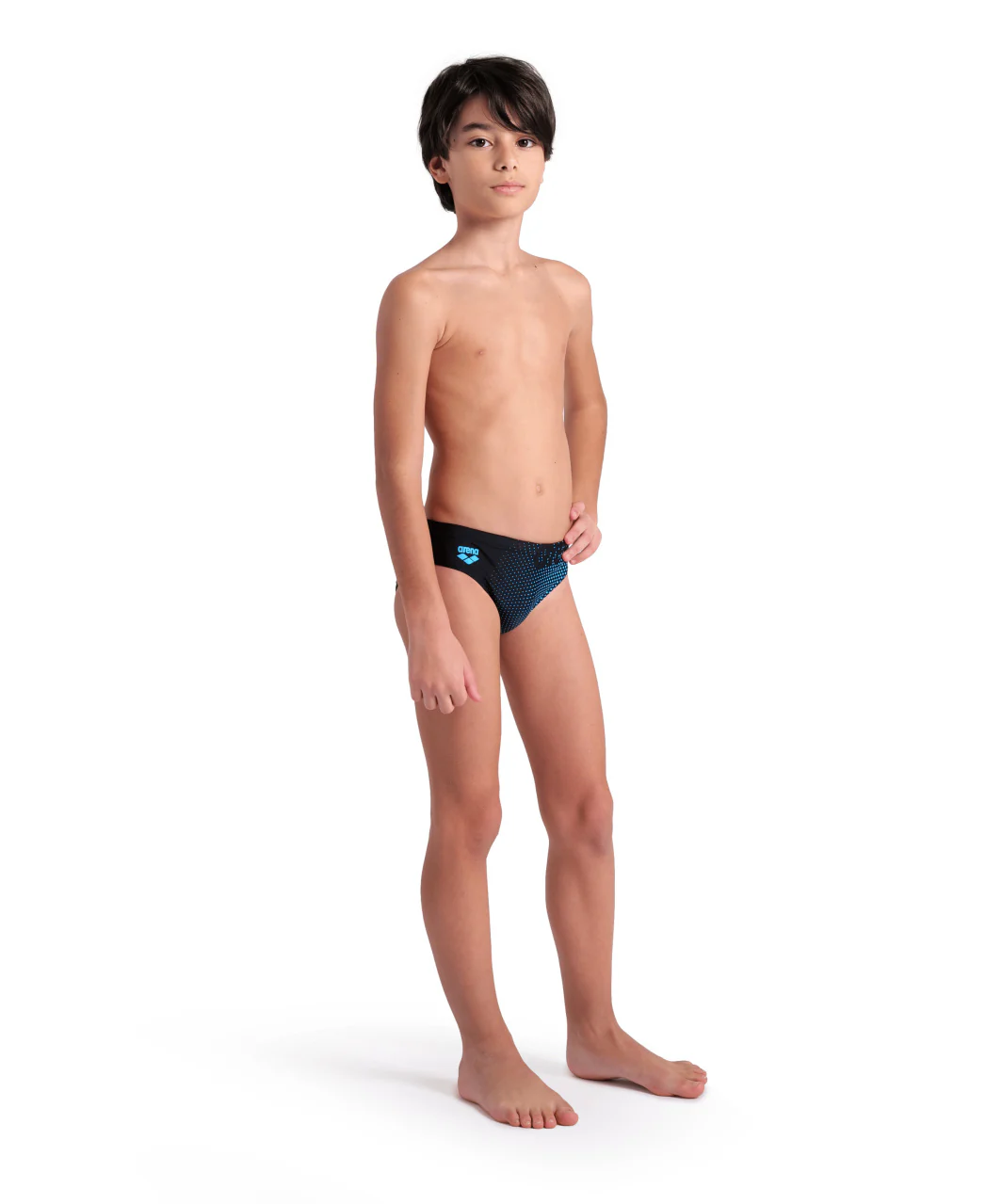 Bañador slip arena Feel para niño Dim Light - Negro - Image 5